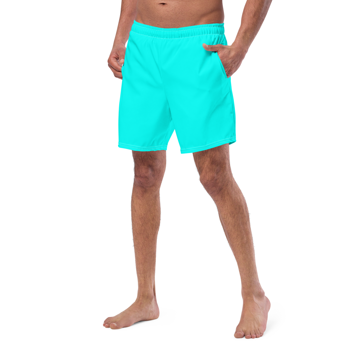 Turquoise Swim Trunks