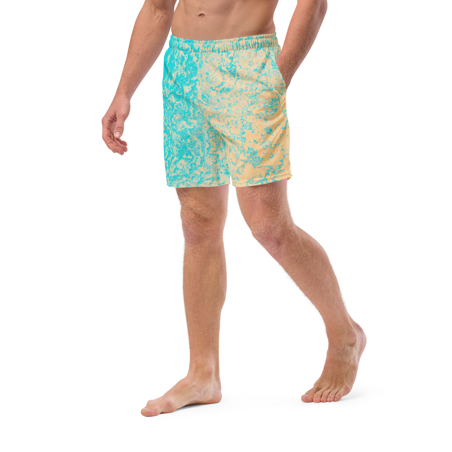 Seasalt & Vinegar Splash Pattern Swim Trunks