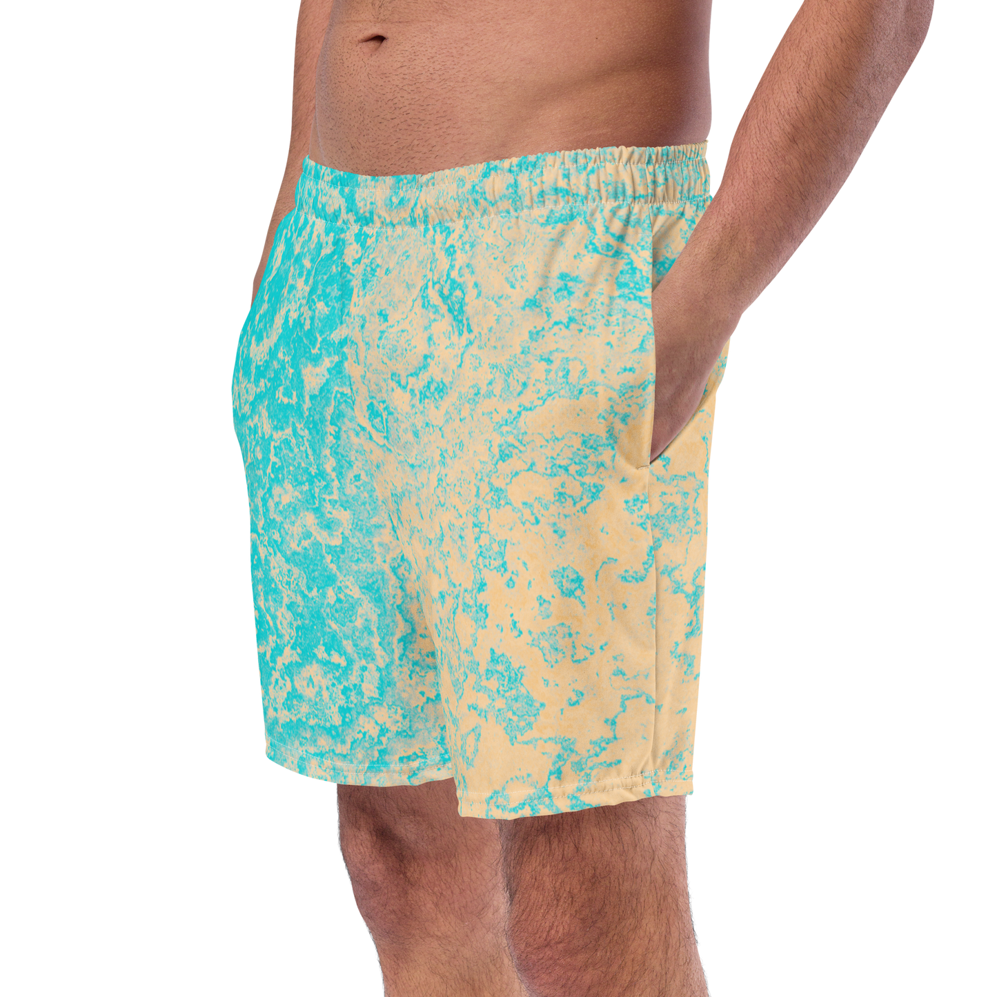 Seasalt & Vinegar Splash Pattern Swim Trunks