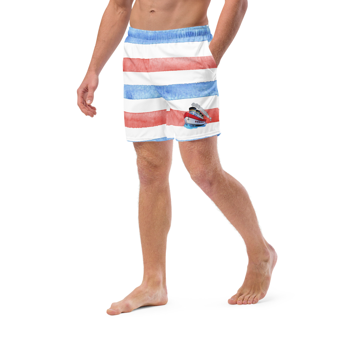 Tug Boat Swim Trunks