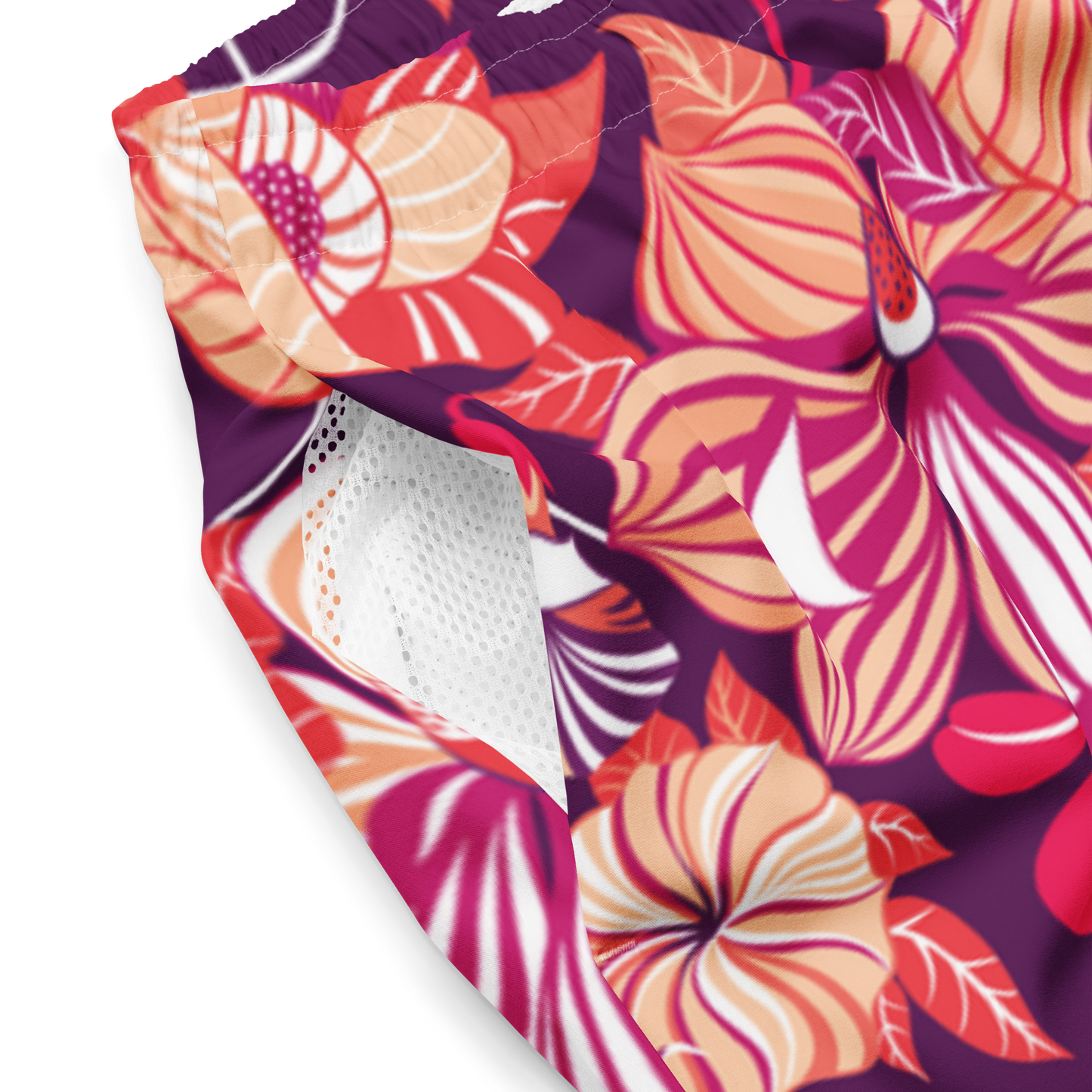 Wildflowers Print Swim Trunks