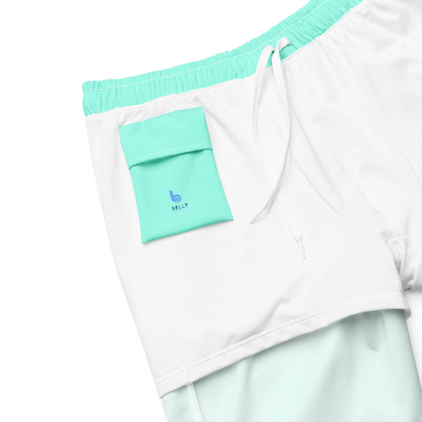 Minty Swim Trunks