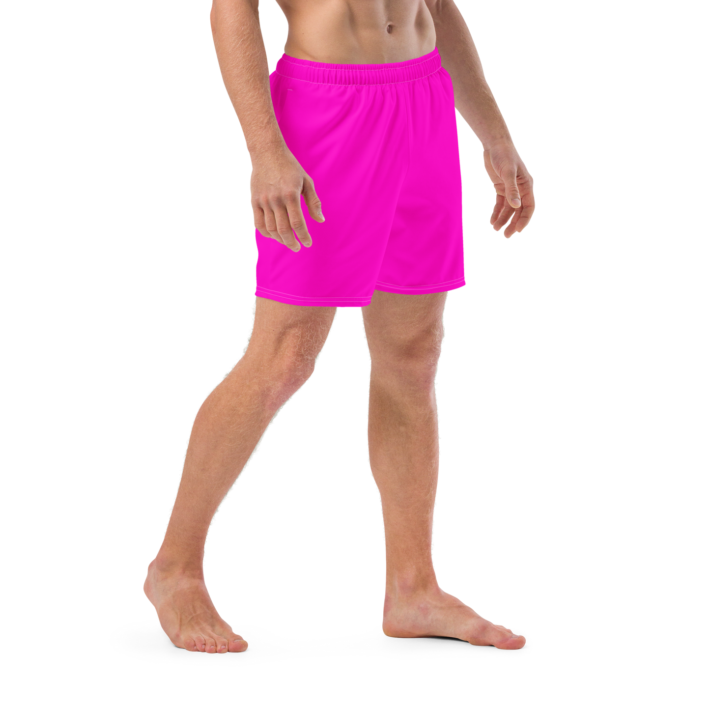 Neon Pink Swim Trunks