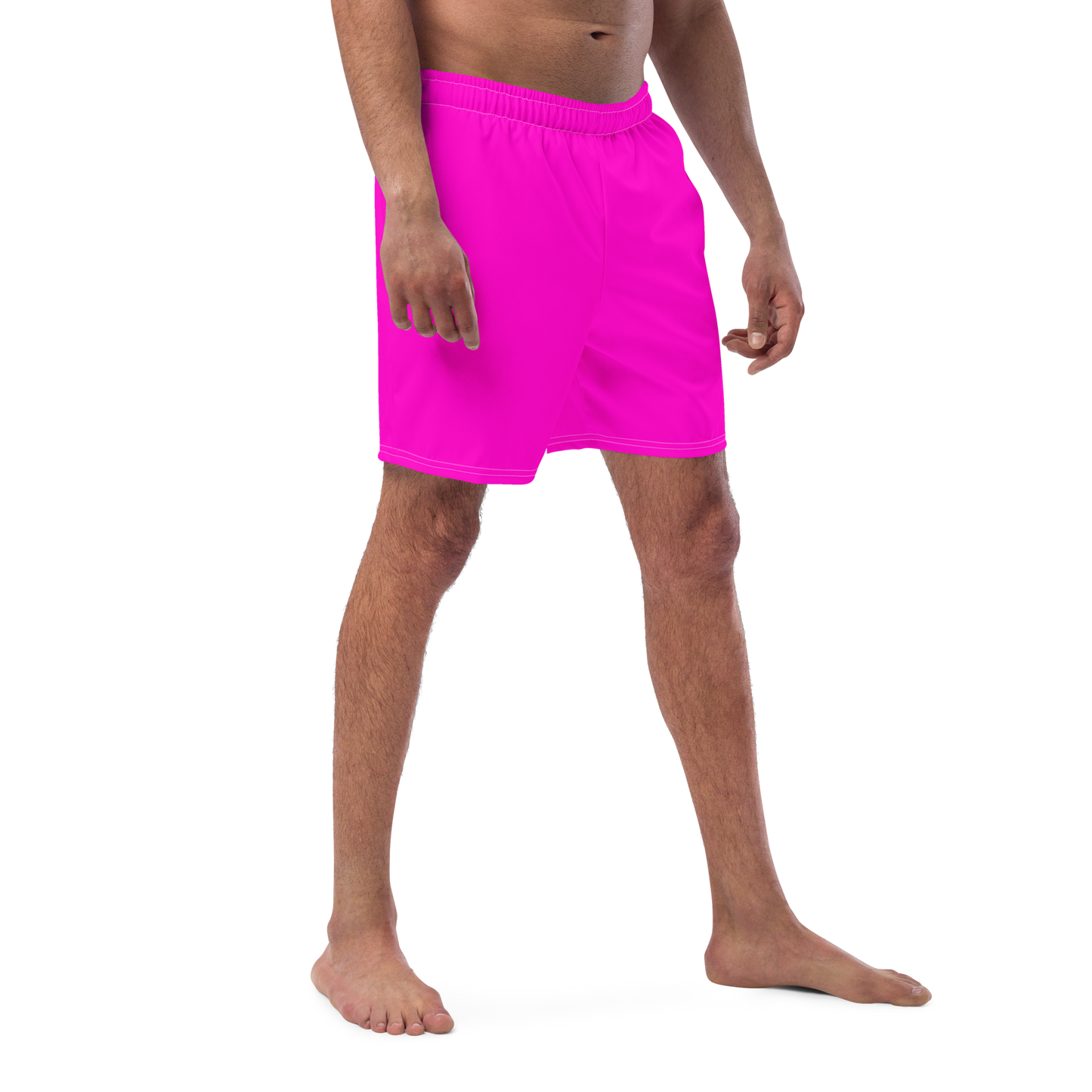 Neon Pink Swim Trunks