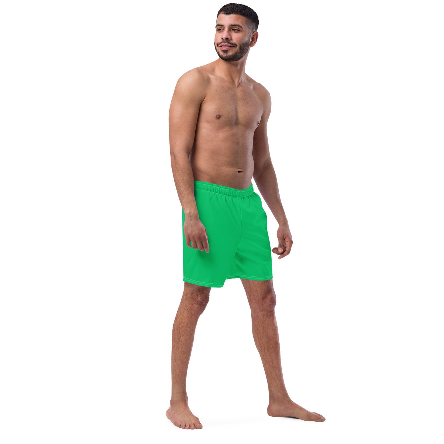 Coral Green Swim Trunks