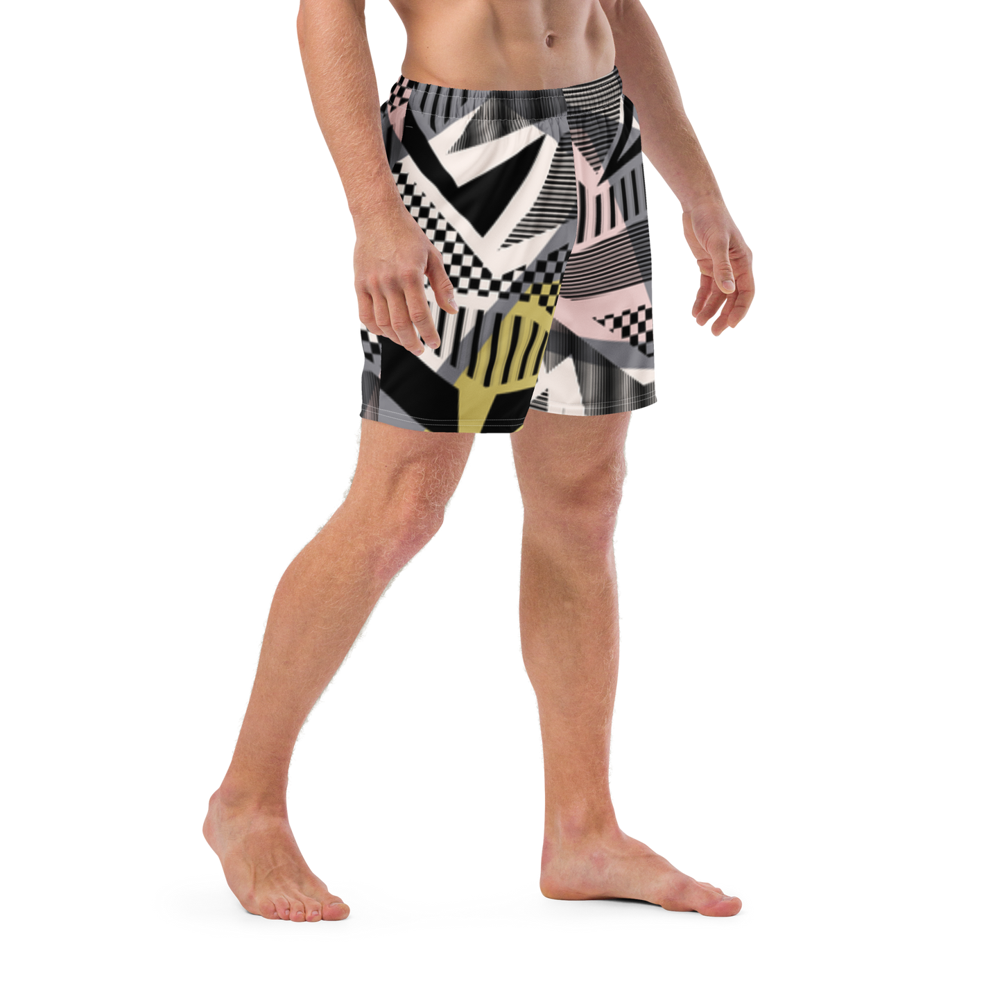 Uptown Funk Print Swim Trunks