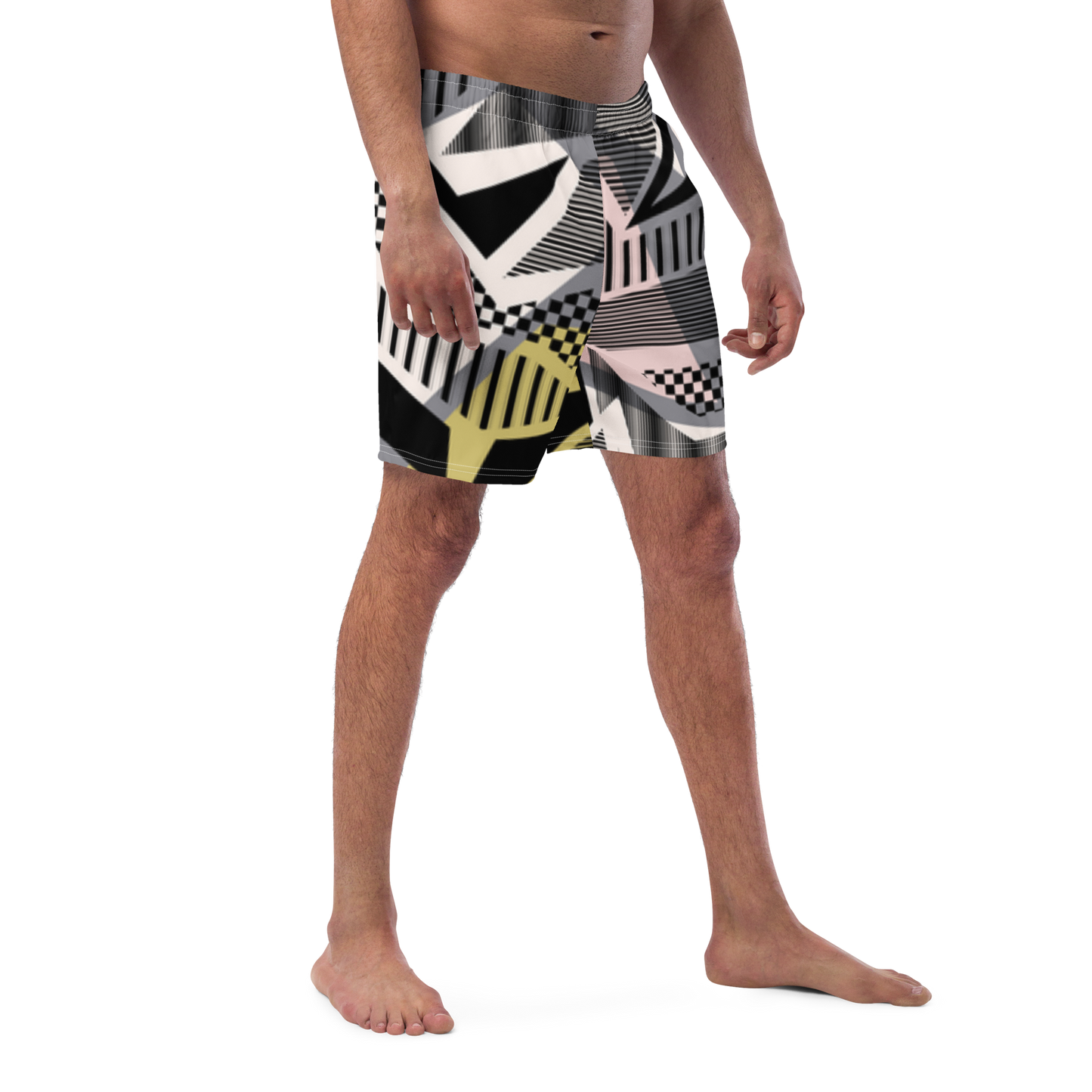 Uptown Funk Print Swim Trunks