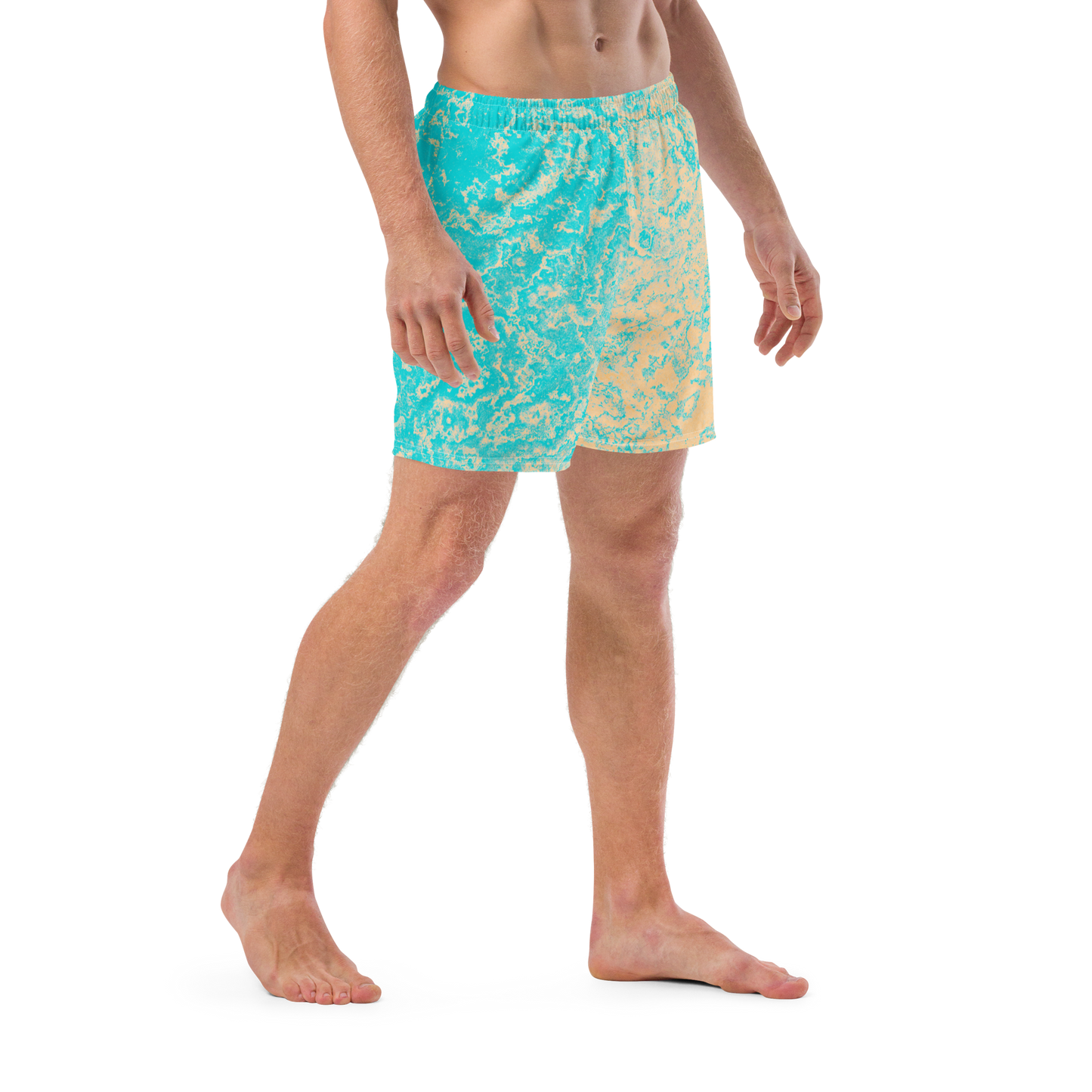 Seasalt & Vinegar Splash Pattern Swim Trunks