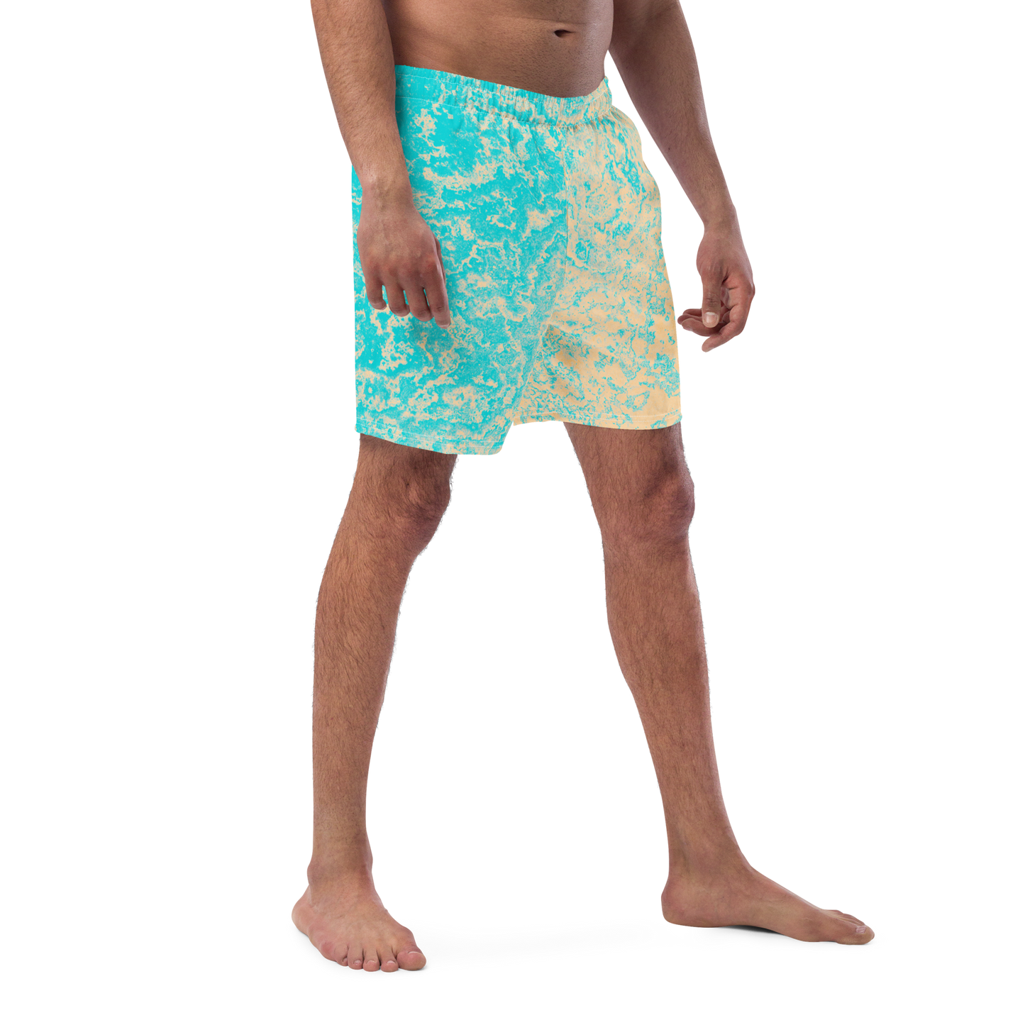 Seasalt & Vinegar Splash Pattern Swim Trunks