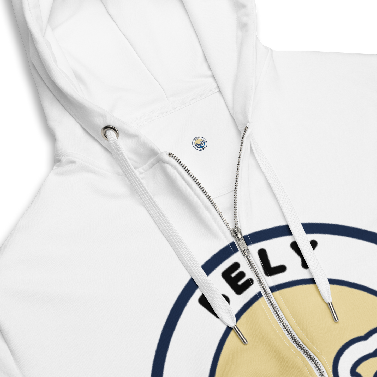 Men's Belly White Zip Hoodie