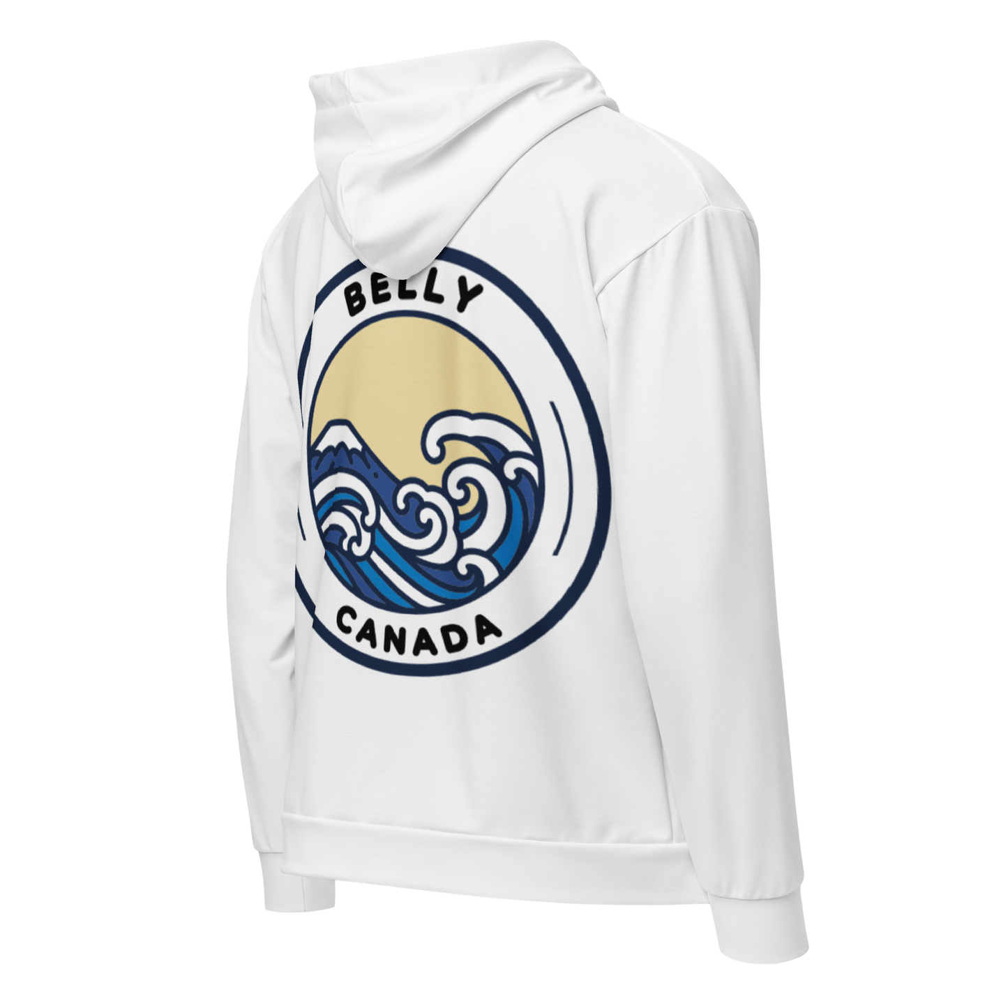 Men's Belly White Zip Hoodie