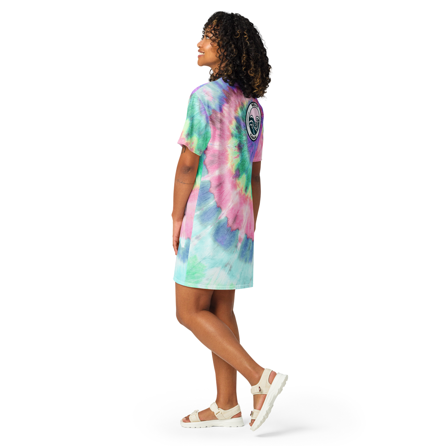 Women's Tie-Dye T-Shirt Dress