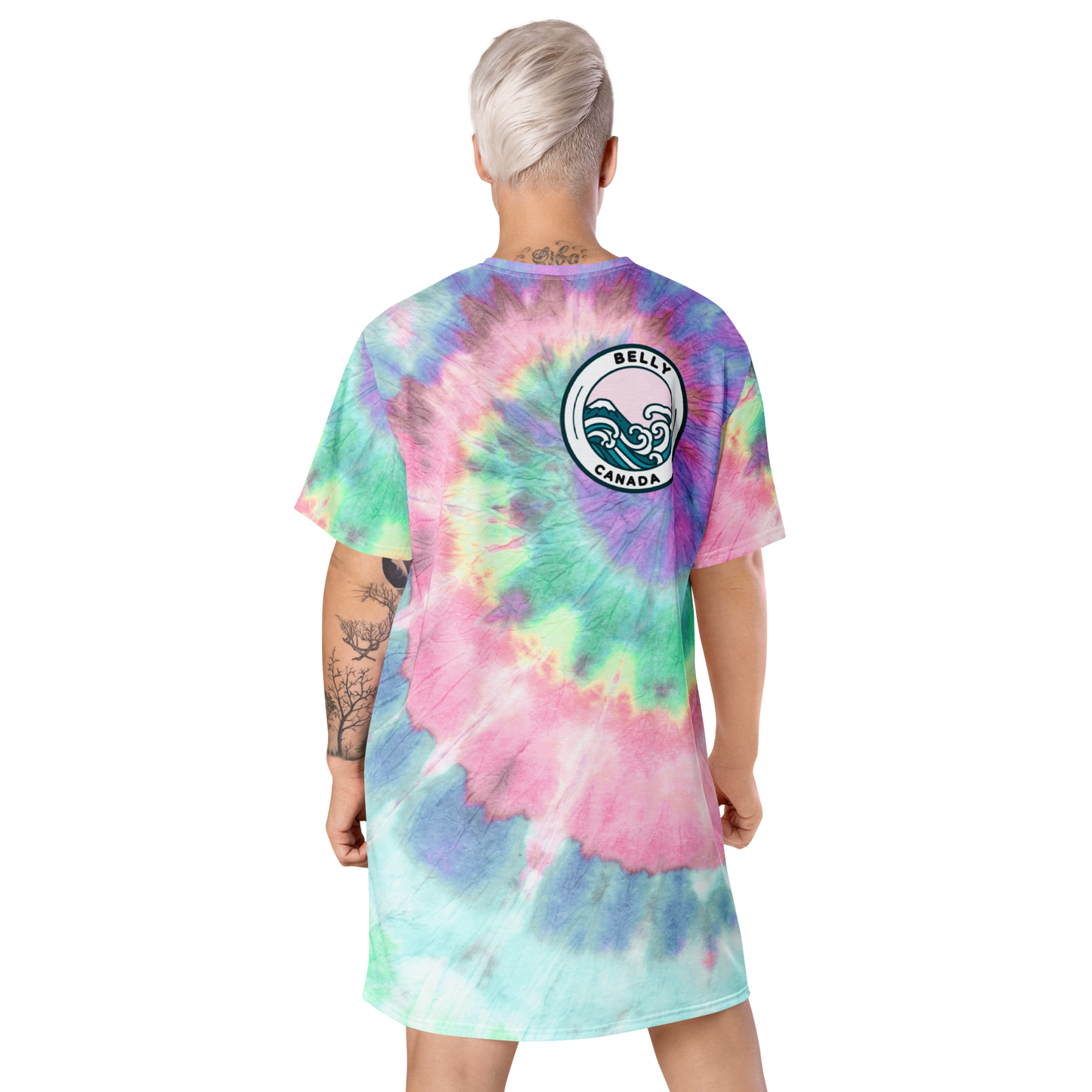 Women's Tie-Dye T-Shirt Dress