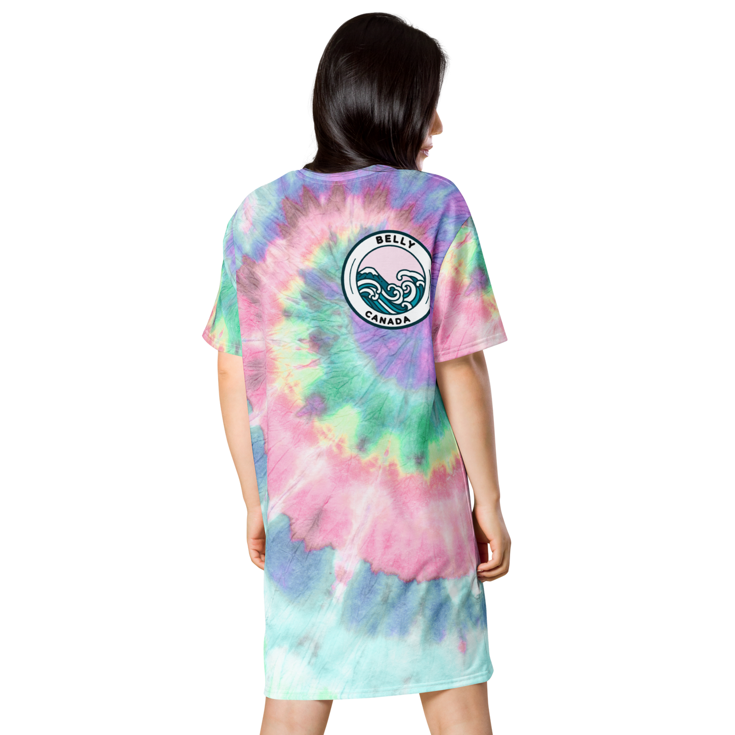 Women's Tie-Dye T-Shirt Dress