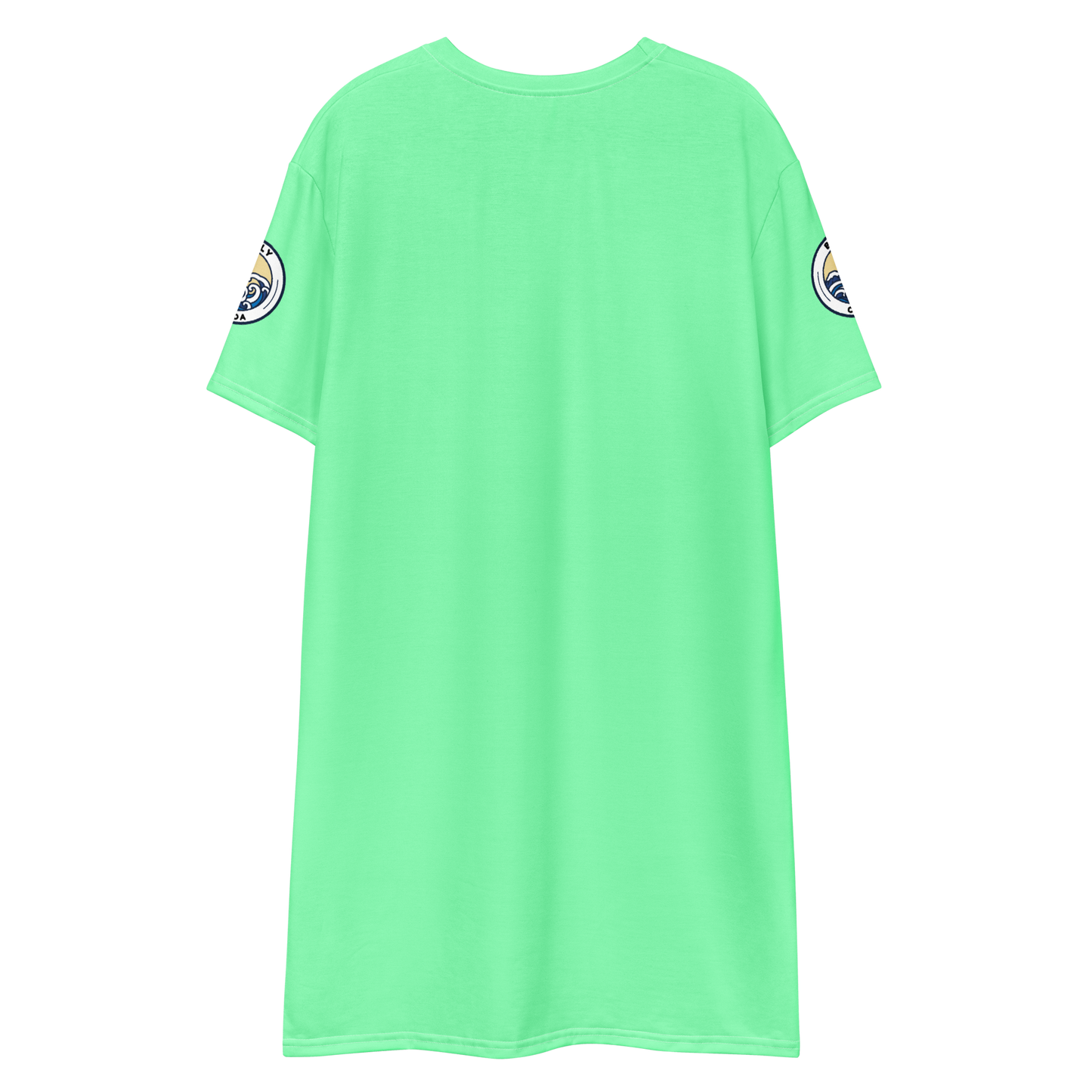 Women's flʊəresənt green T-Shirt Dress