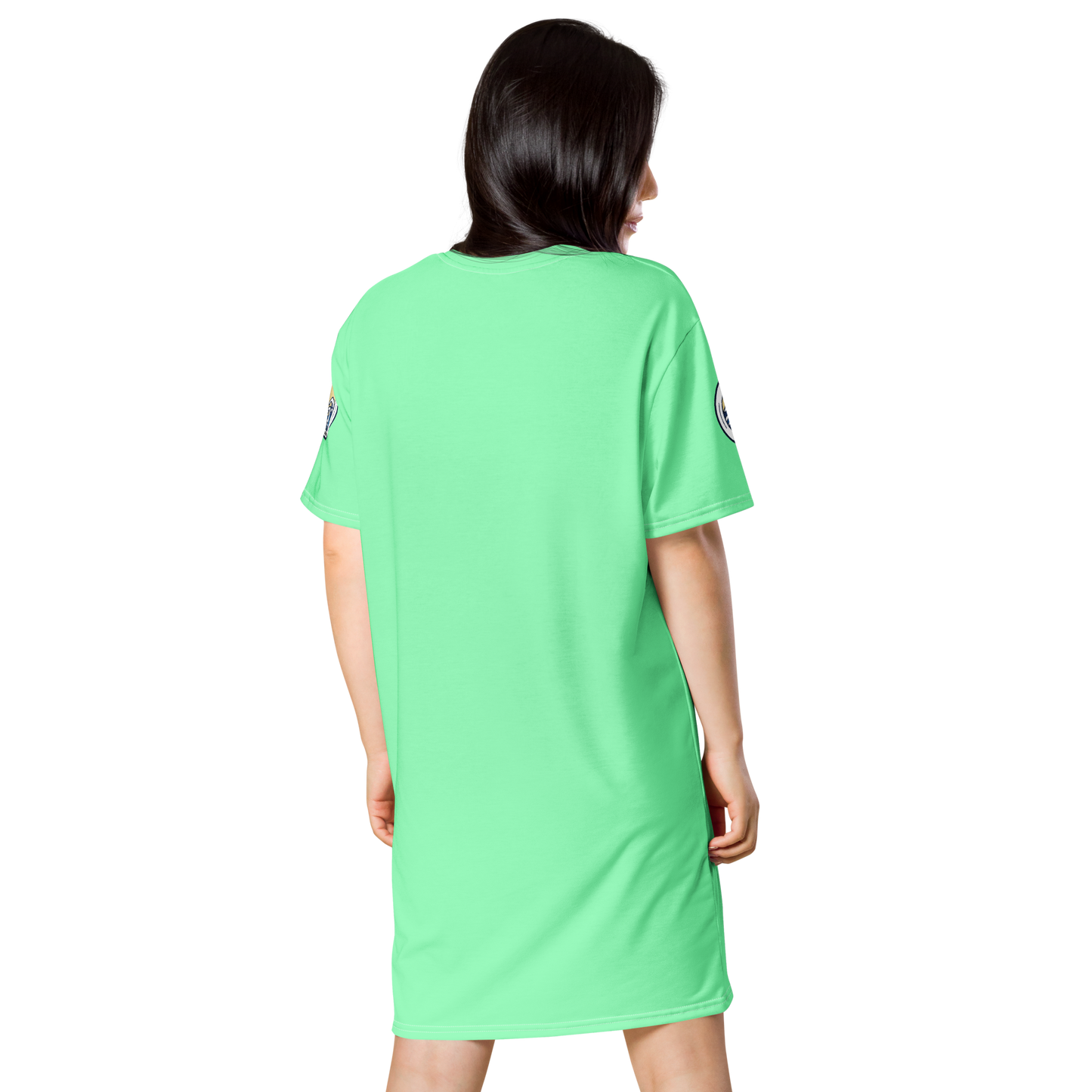 Women's flʊəresənt green T-Shirt Dress