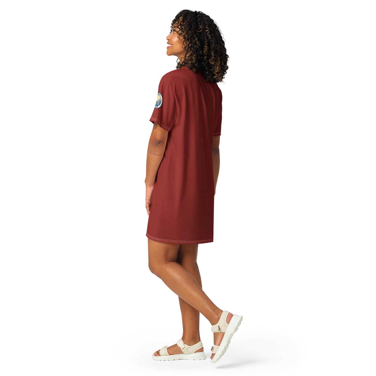 Women's məˈruːn/ mə-ROON T-Shirt Dress