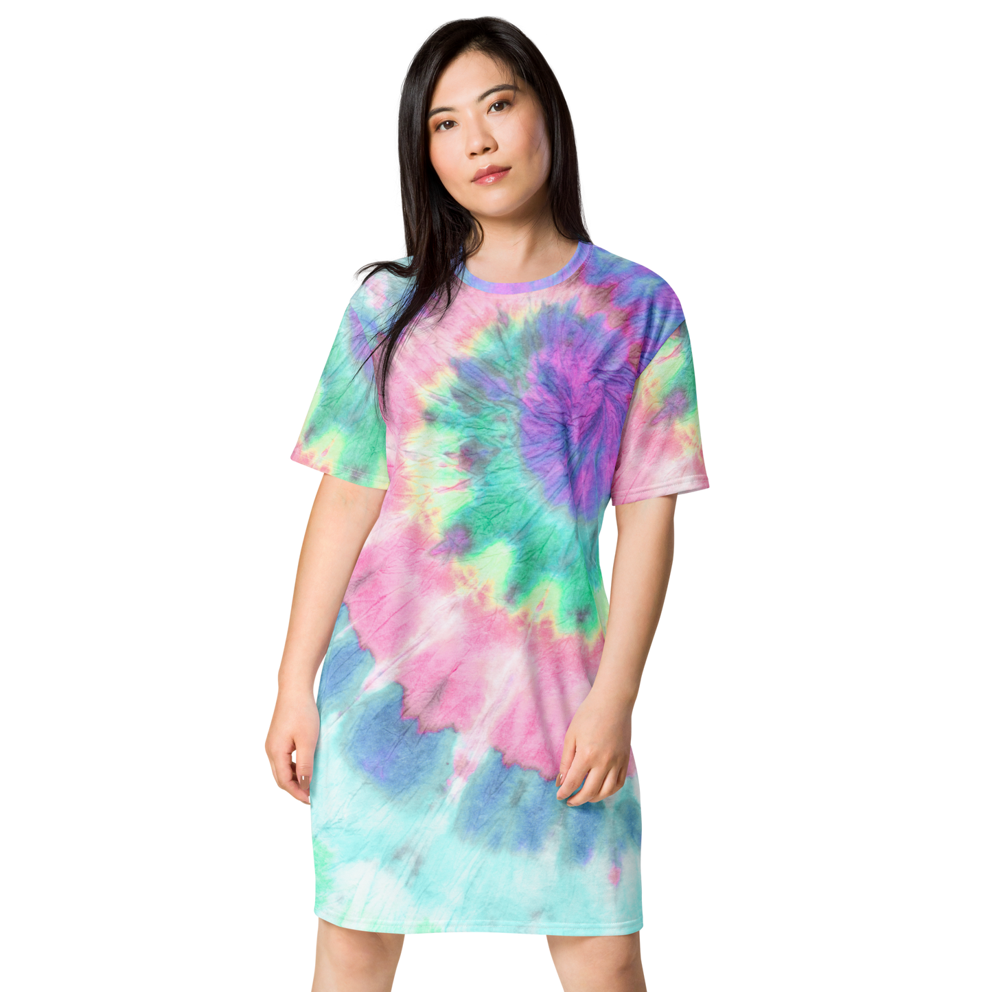 Women's Tie-Dye T-Shirt Dress