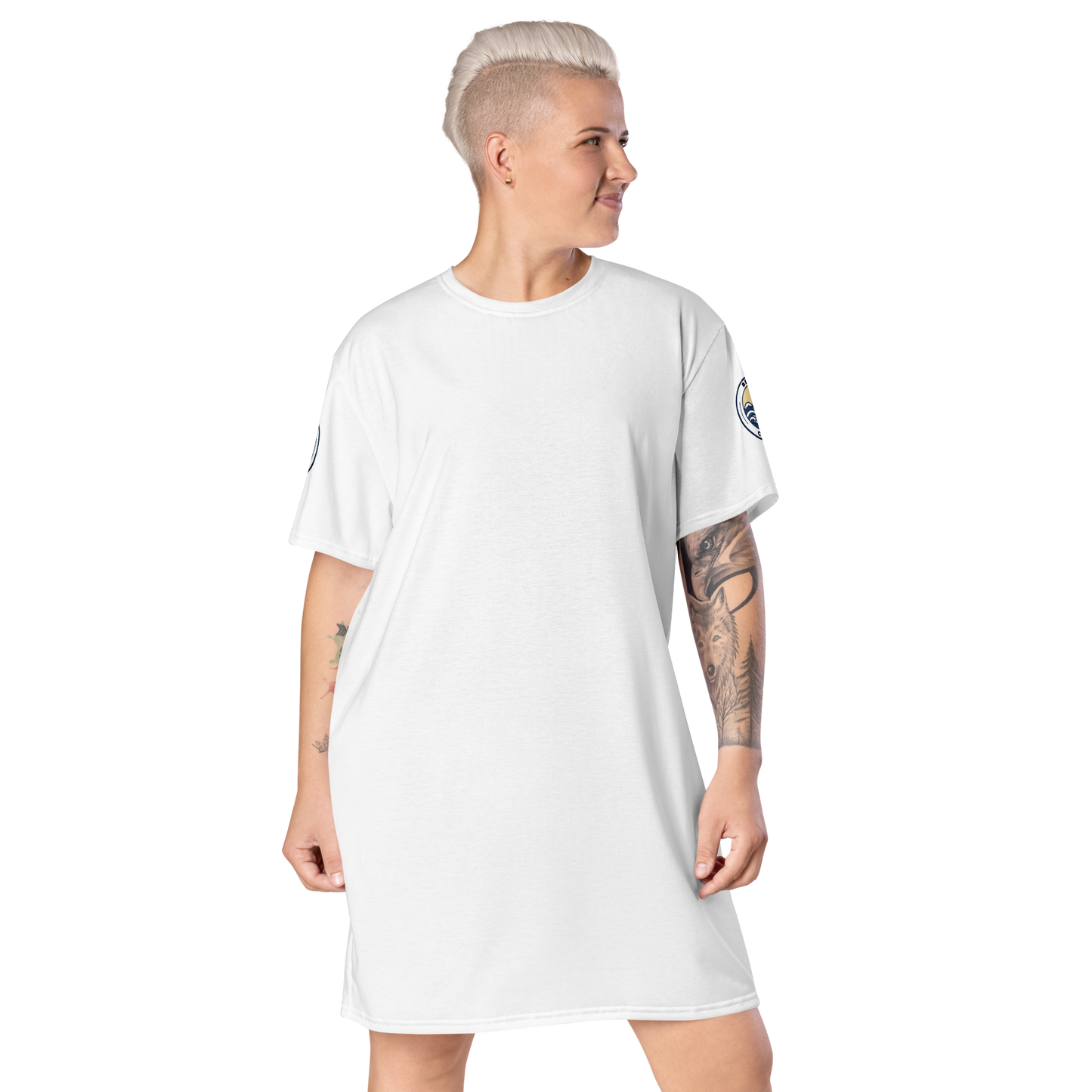 Women's "Cool" Print T-Shirt Dress