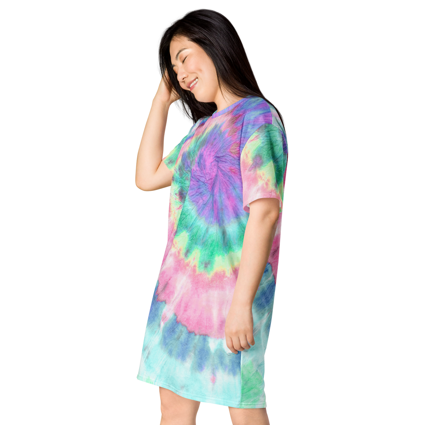 Women's Tie-Dye T-Shirt Dress