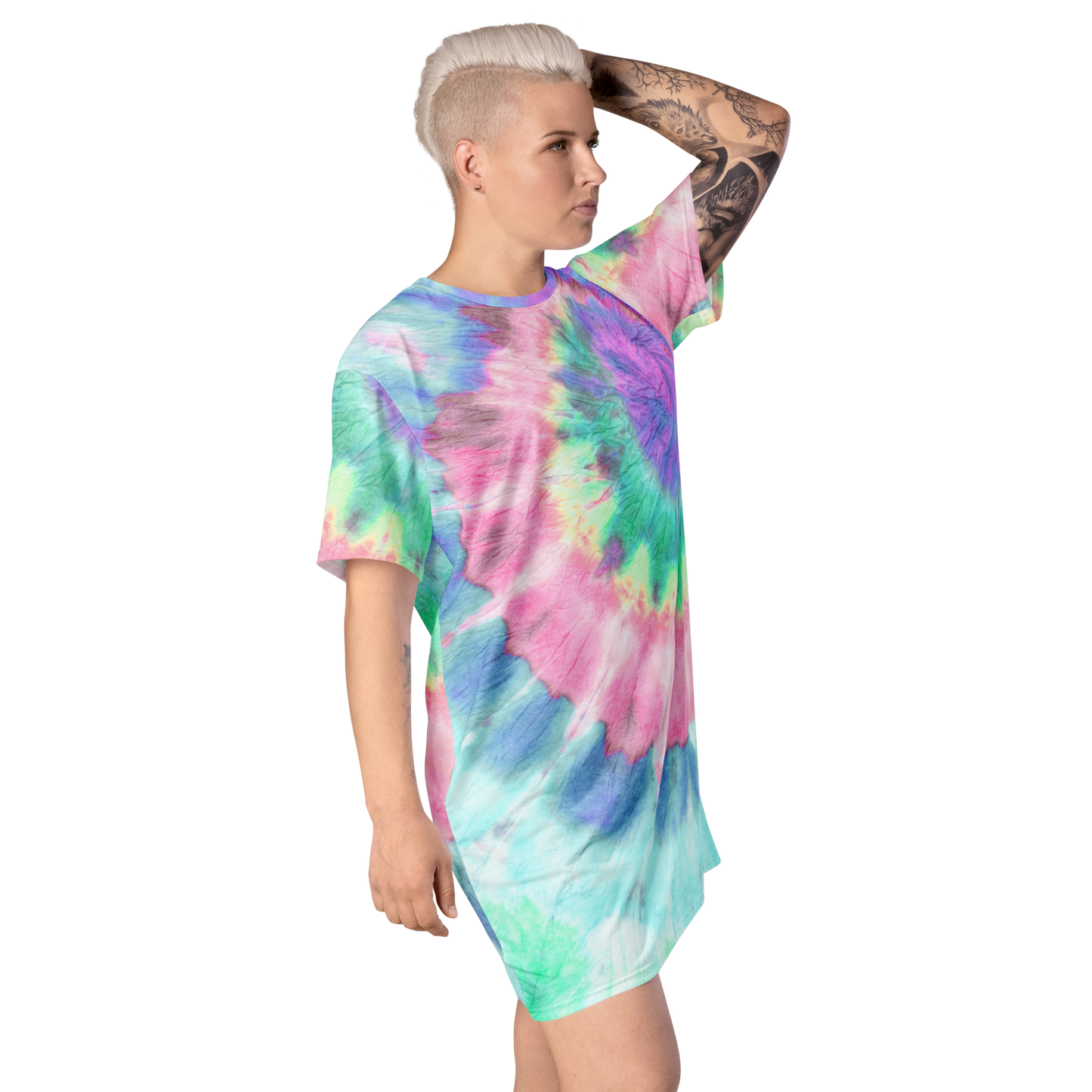 Women's Tie-Dye T-Shirt Dress