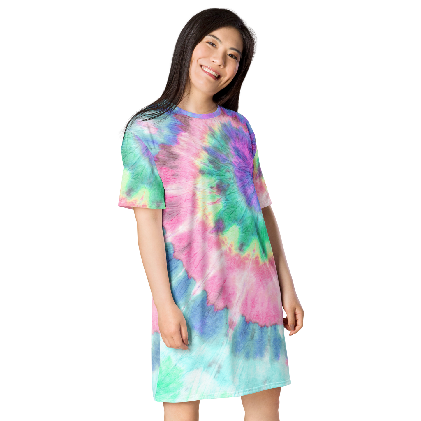 Women's Tie-Dye T-Shirt Dress