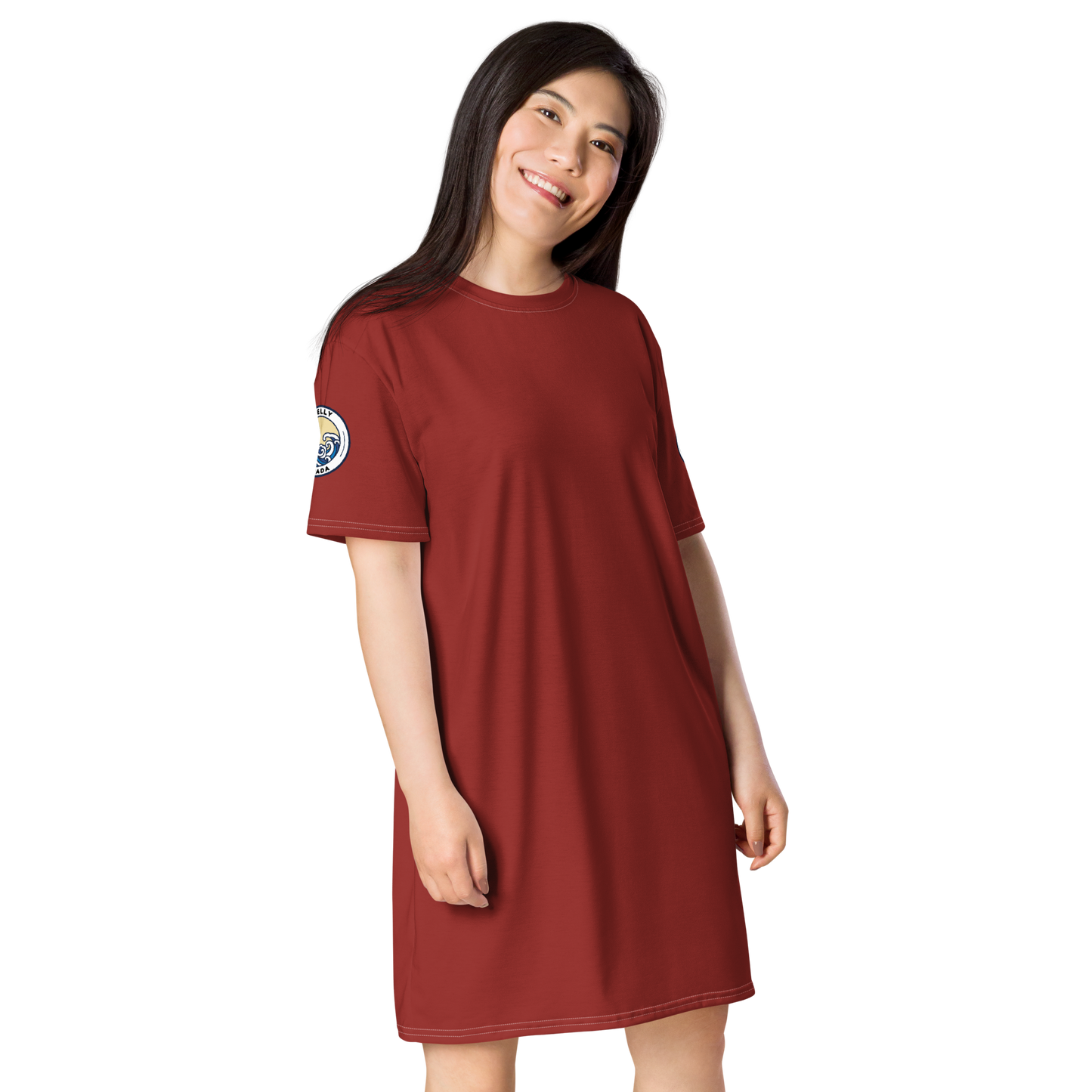 Women's məˈruːn/ mə-ROON T-Shirt Dress