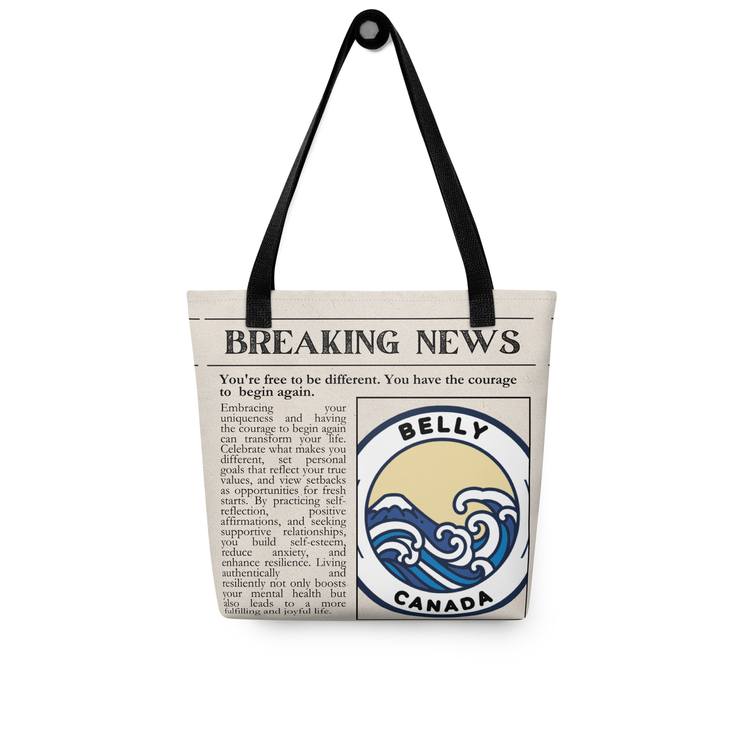 Breaking News Tote Bag