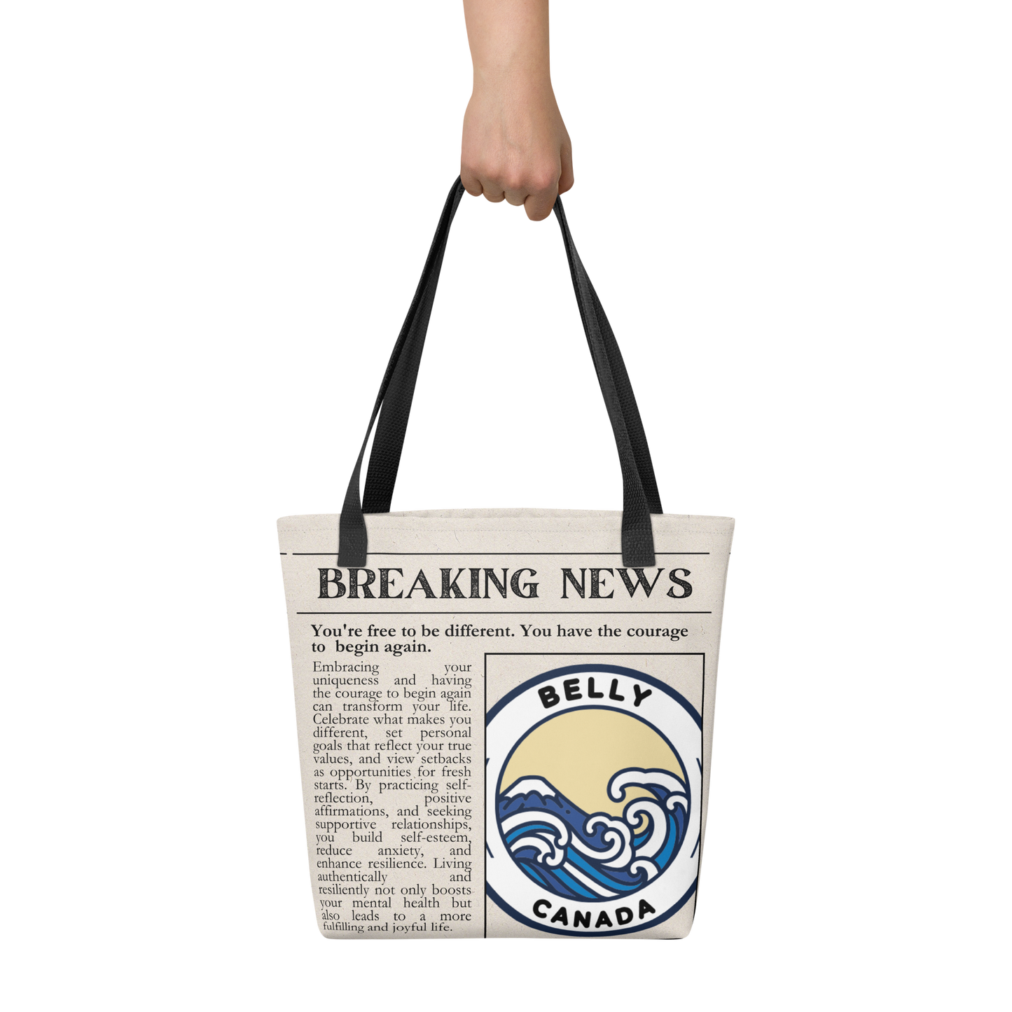 Breaking News Tote Bag