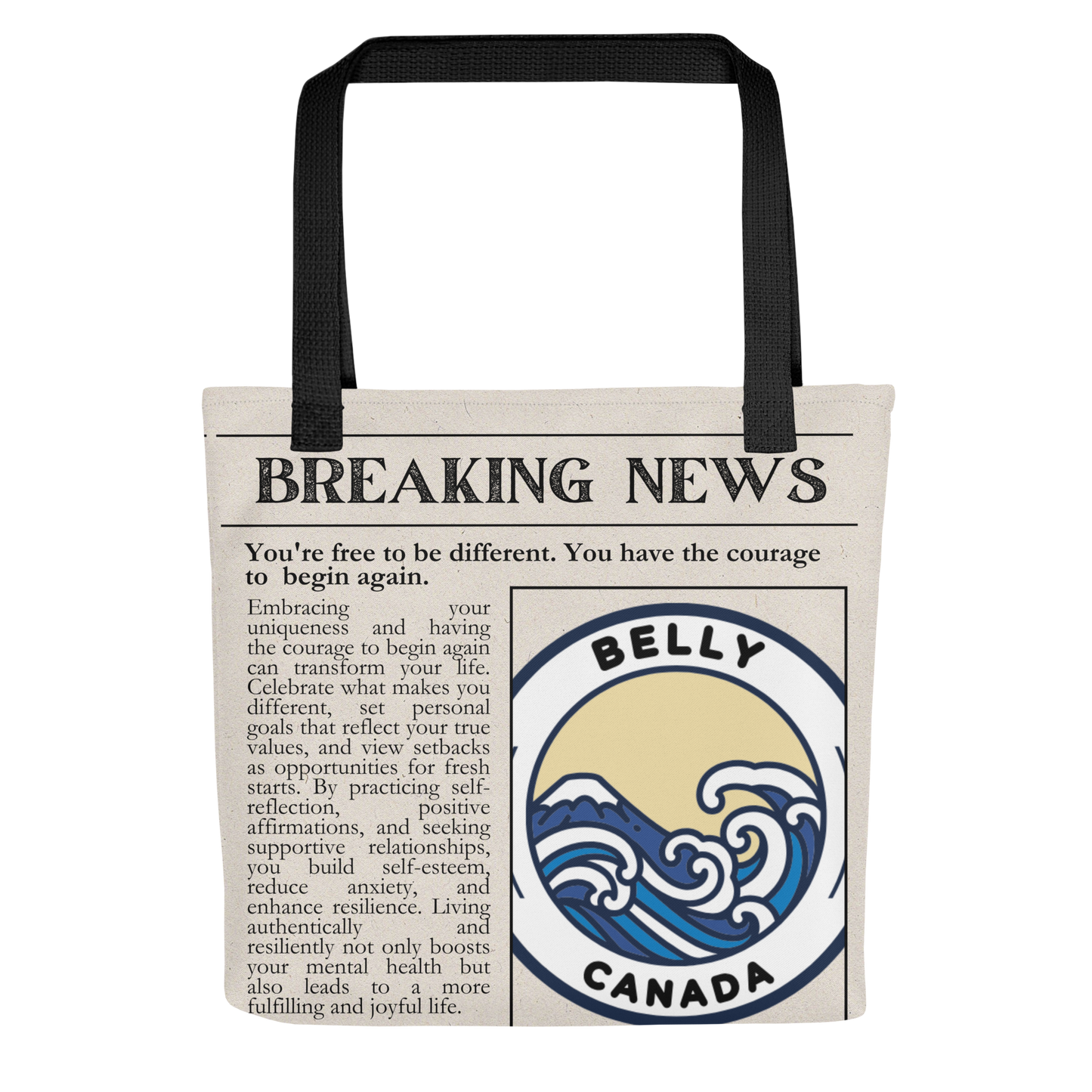 Breaking News Tote Bag