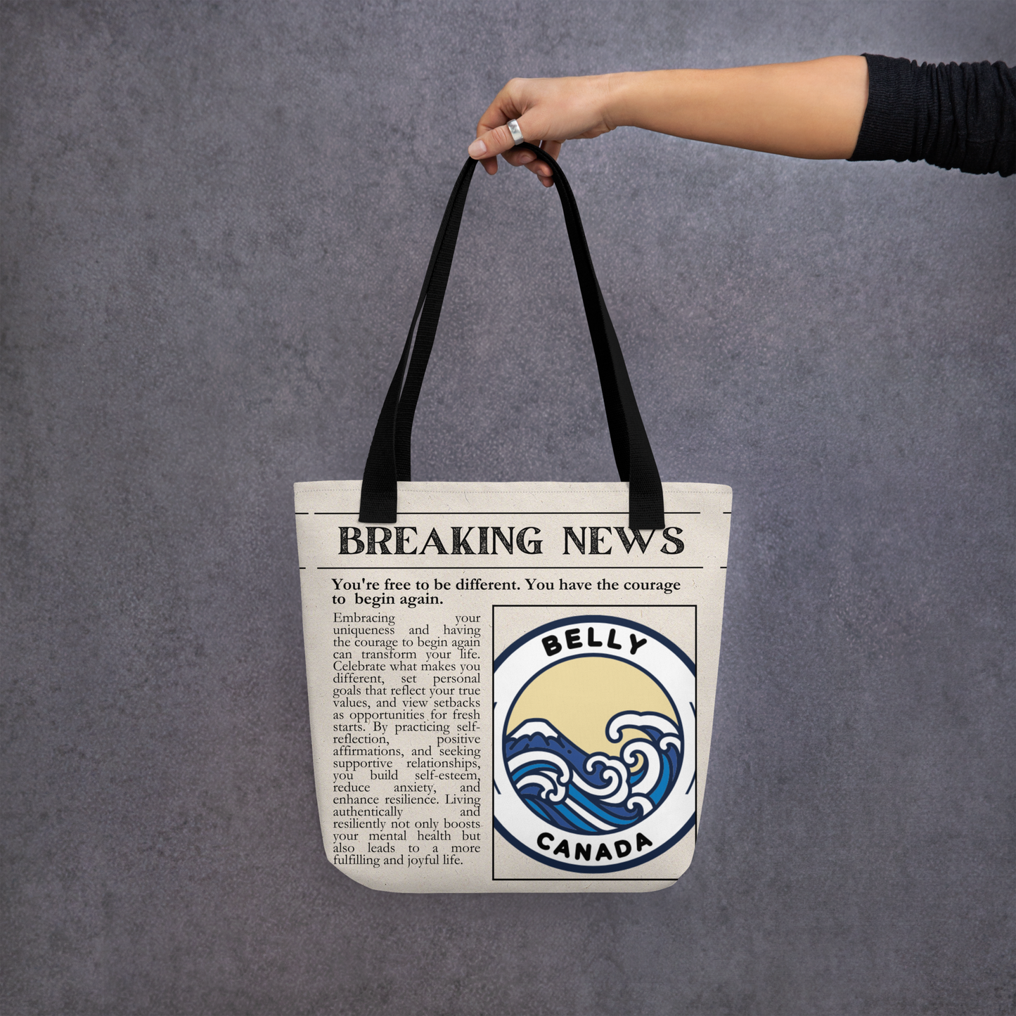 Breaking News Tote Bag