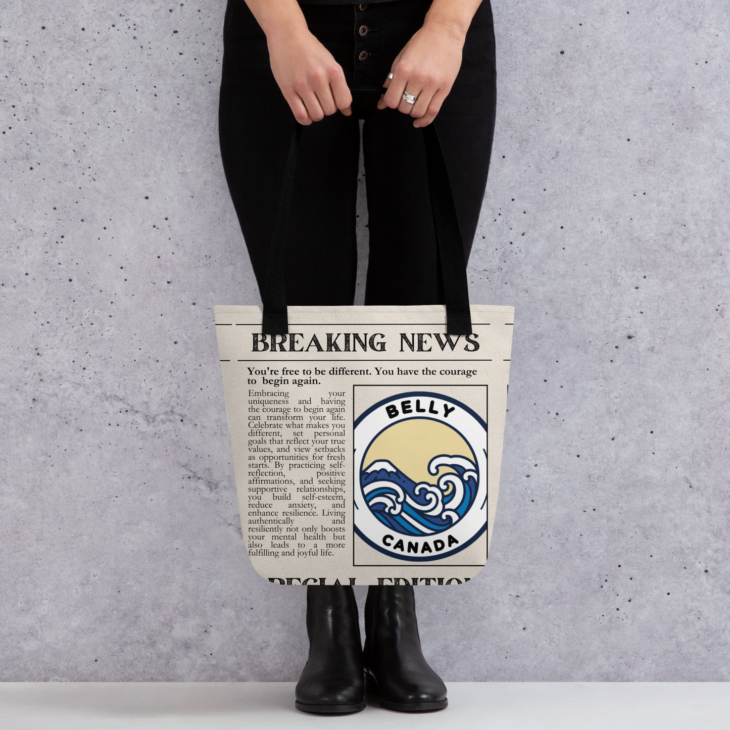 Breaking News Tote Bag