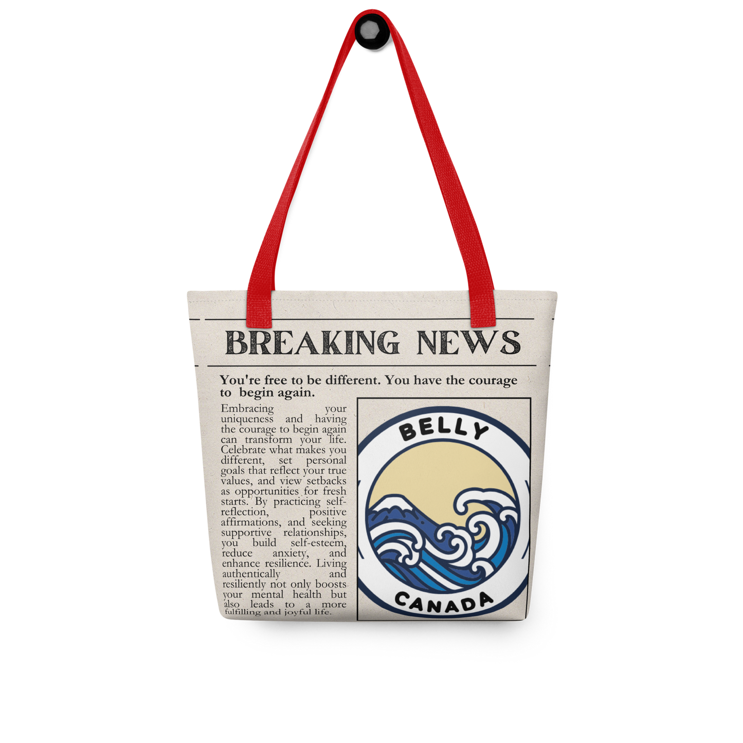 Breaking News Tote Bag