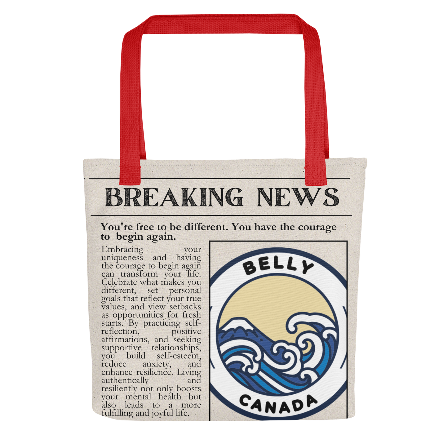 Breaking News Tote Bag