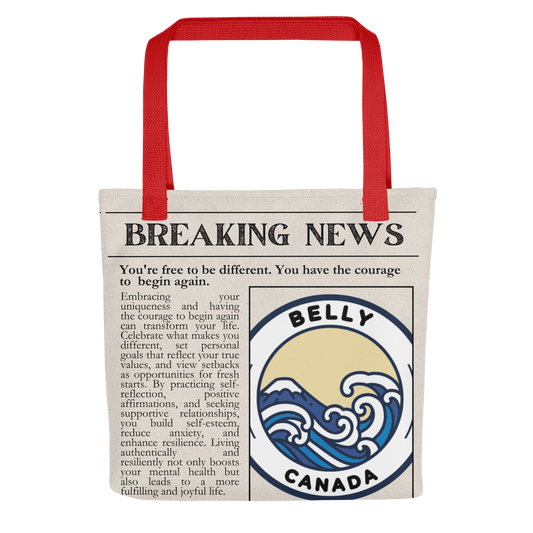 Breaking News Tote Bag