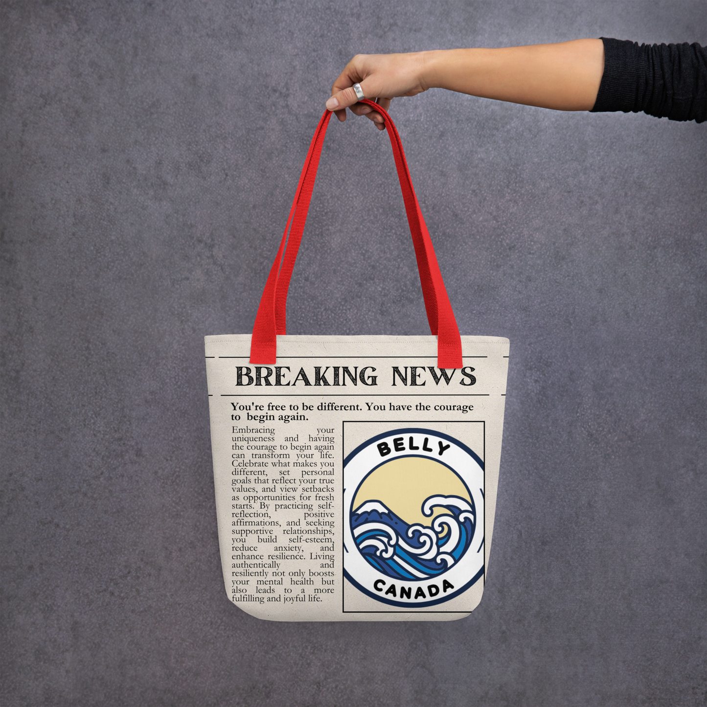 Breaking News Tote Bag