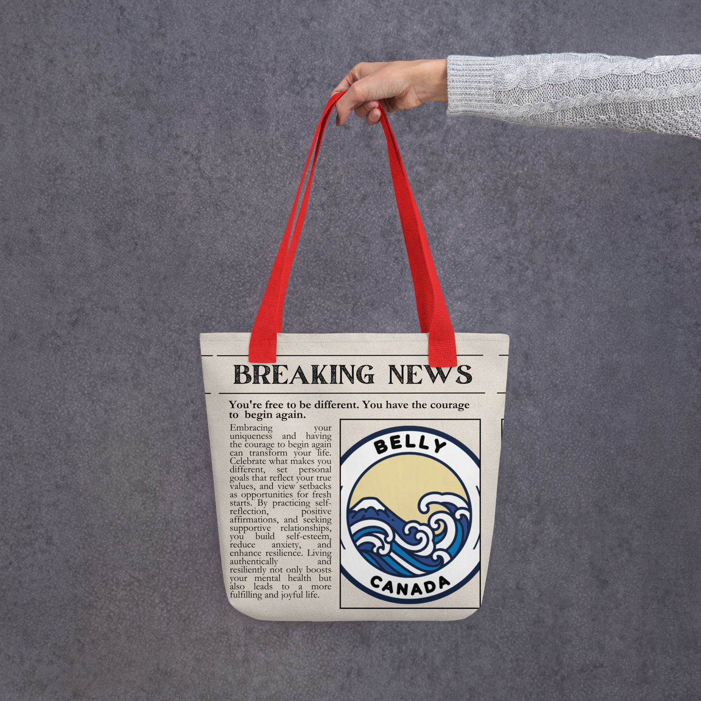 Breaking News Tote Bag