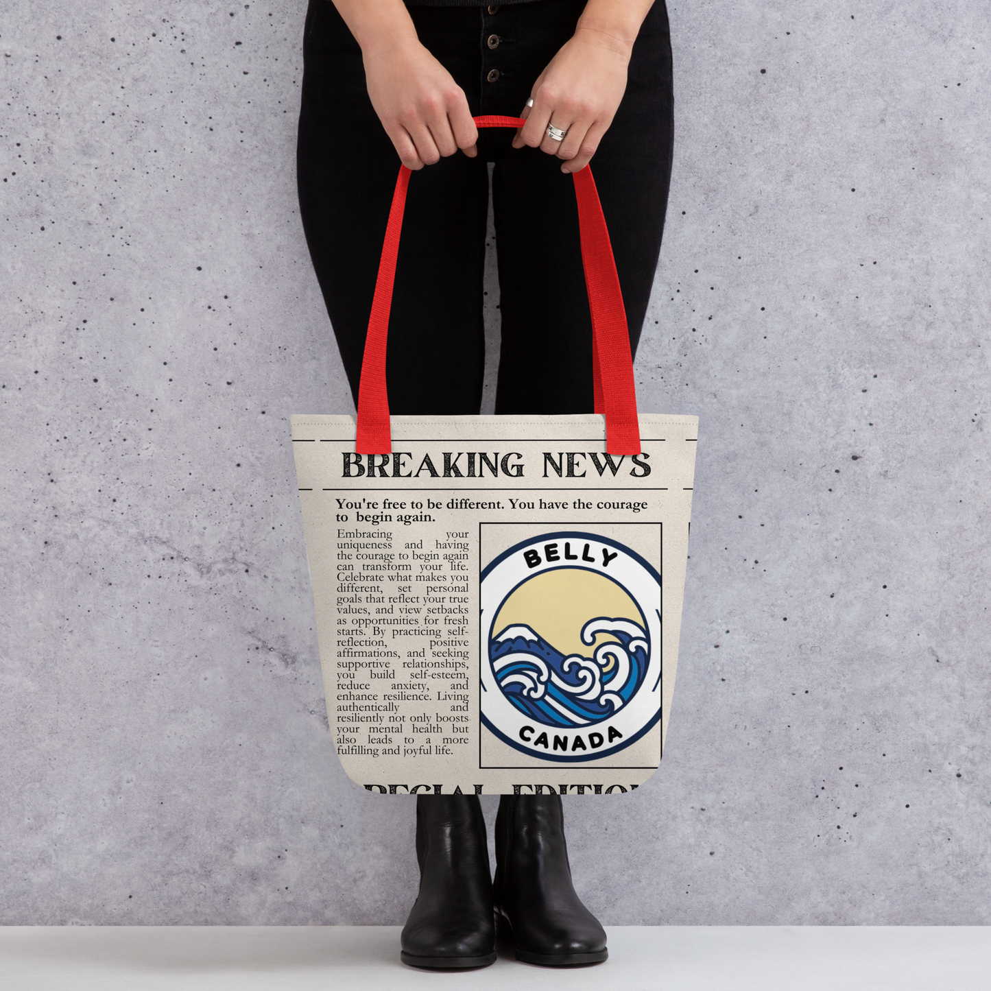 Breaking News Tote Bag