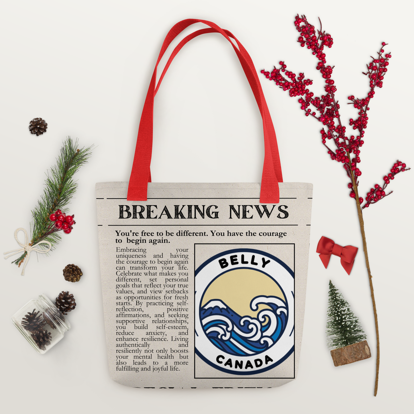 Breaking News Tote Bag