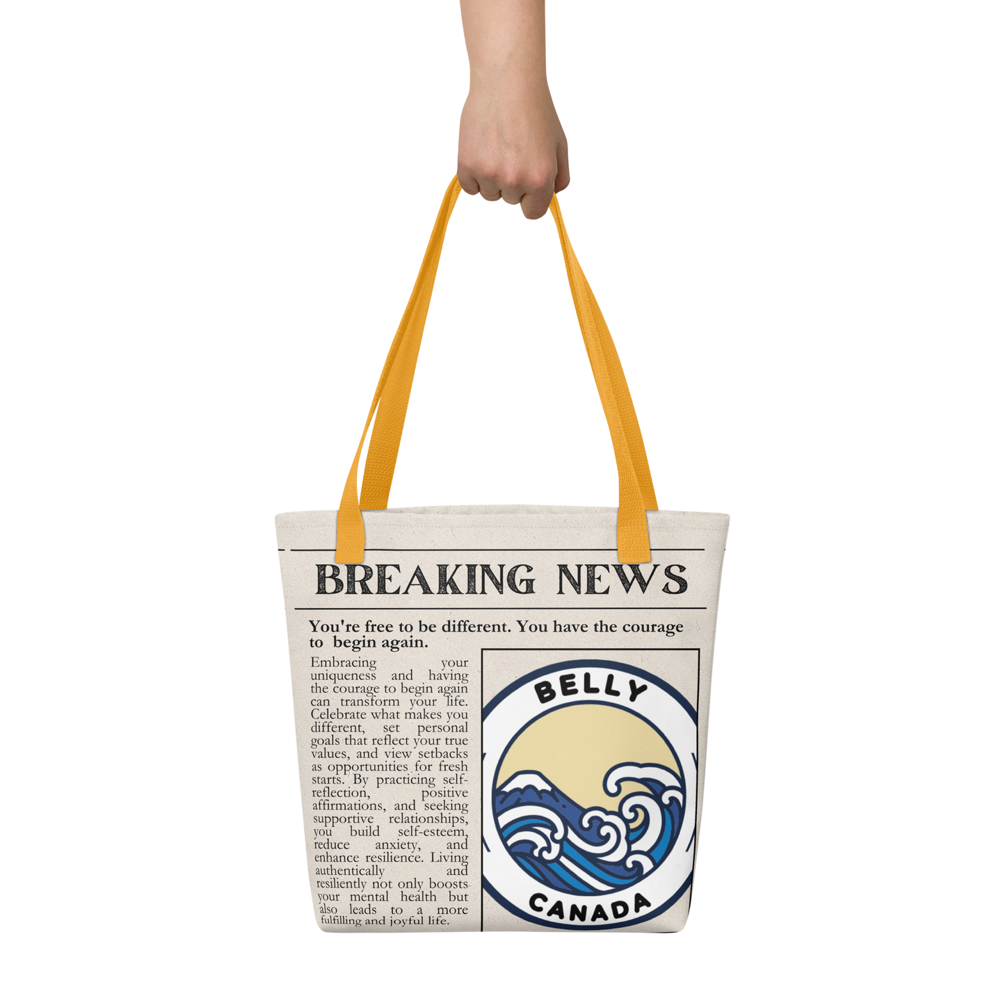 Breaking News Tote Bag