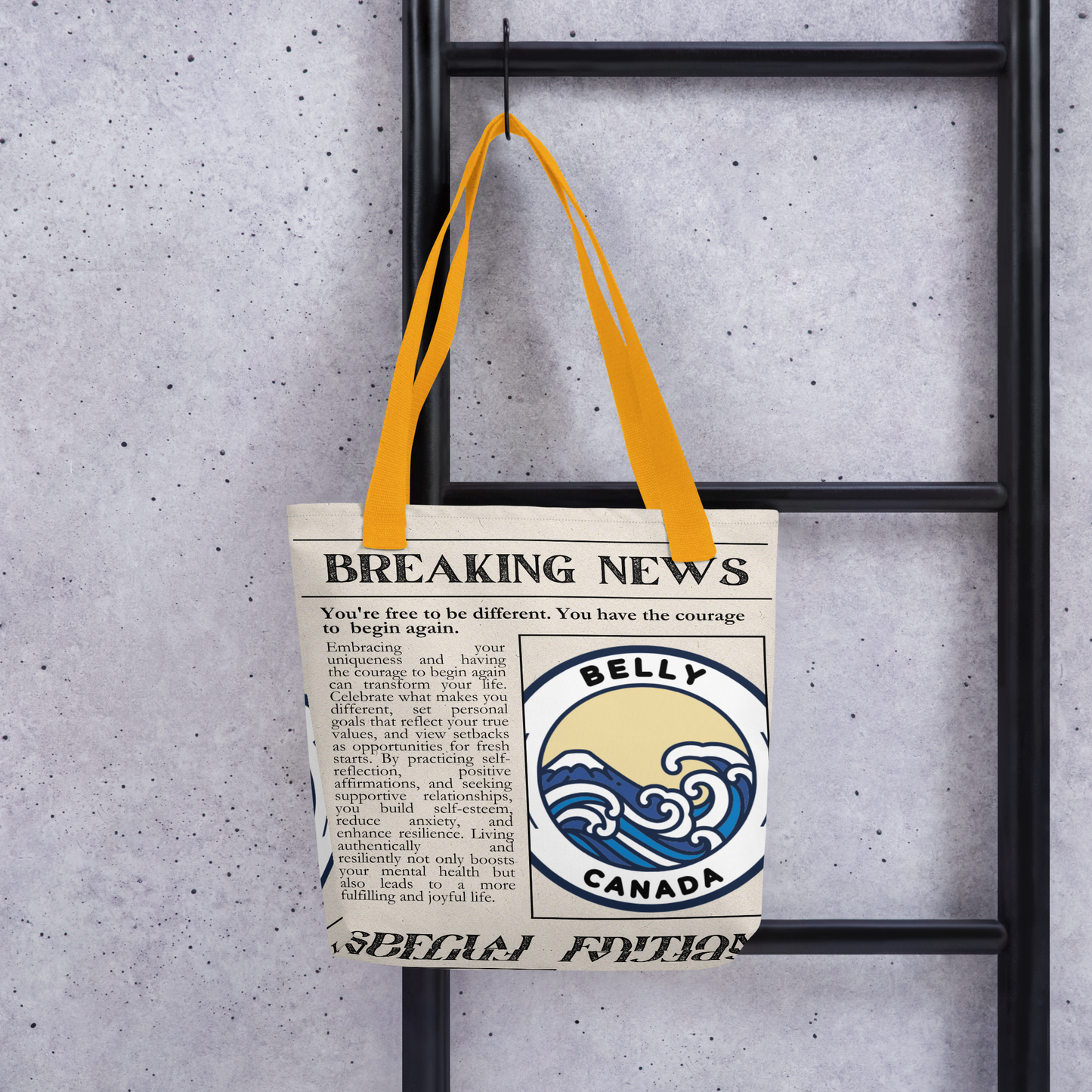 Breaking News Tote Bag