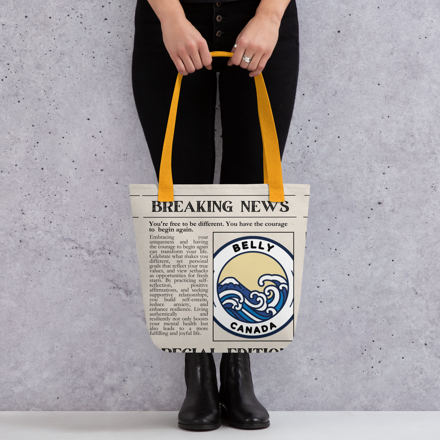 Breaking News Tote Bag