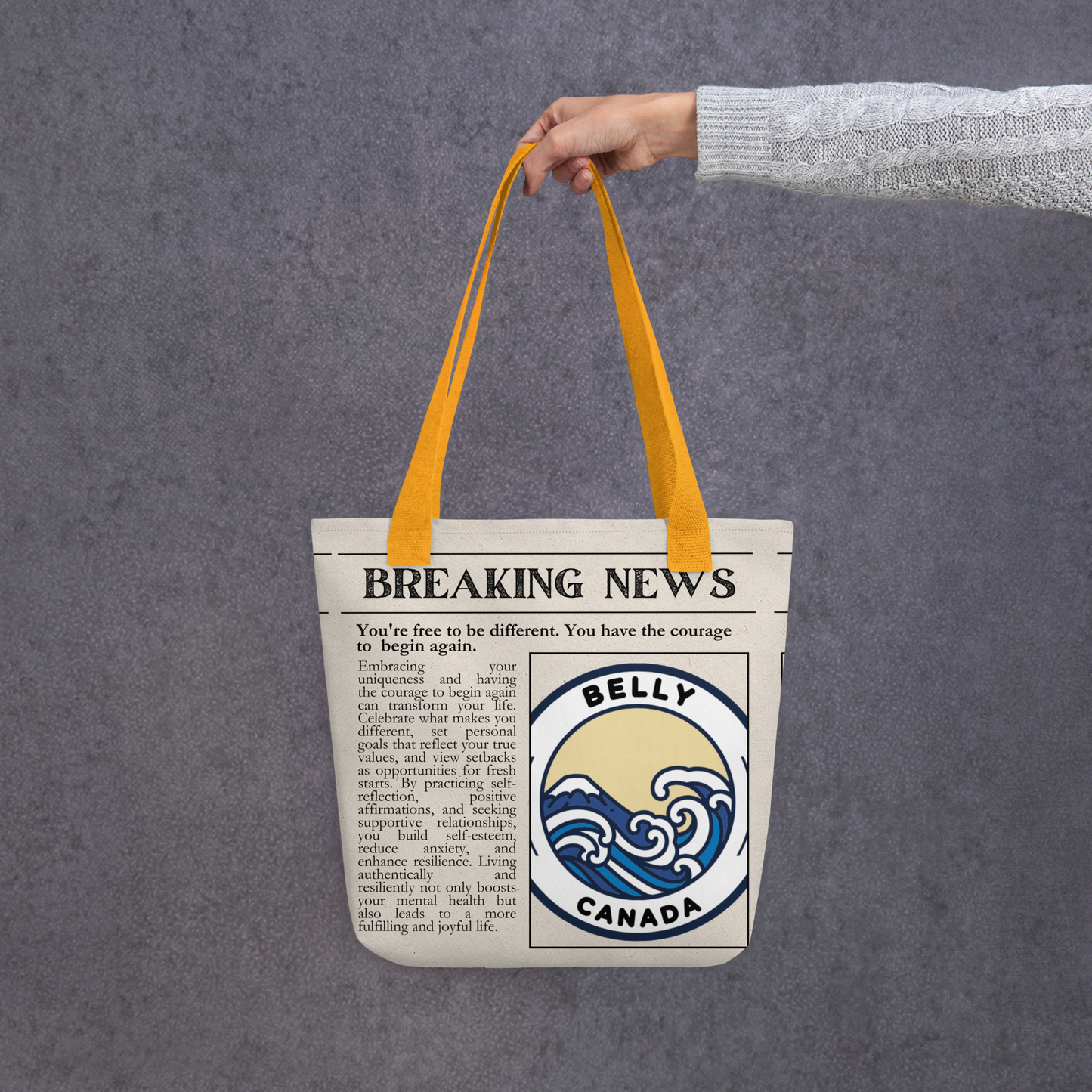 Breaking News Tote Bag