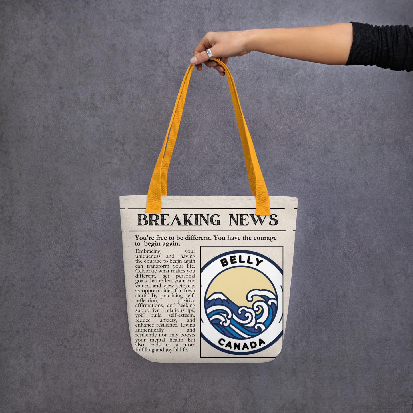 Breaking News Tote Bag