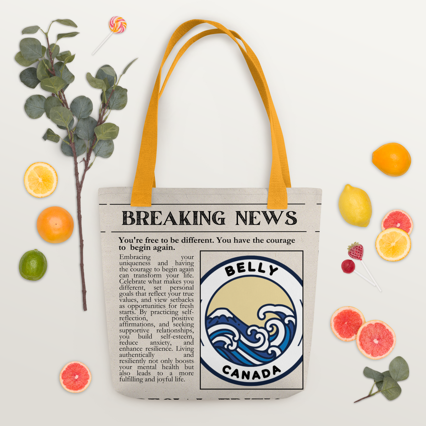 Breaking News Tote Bag