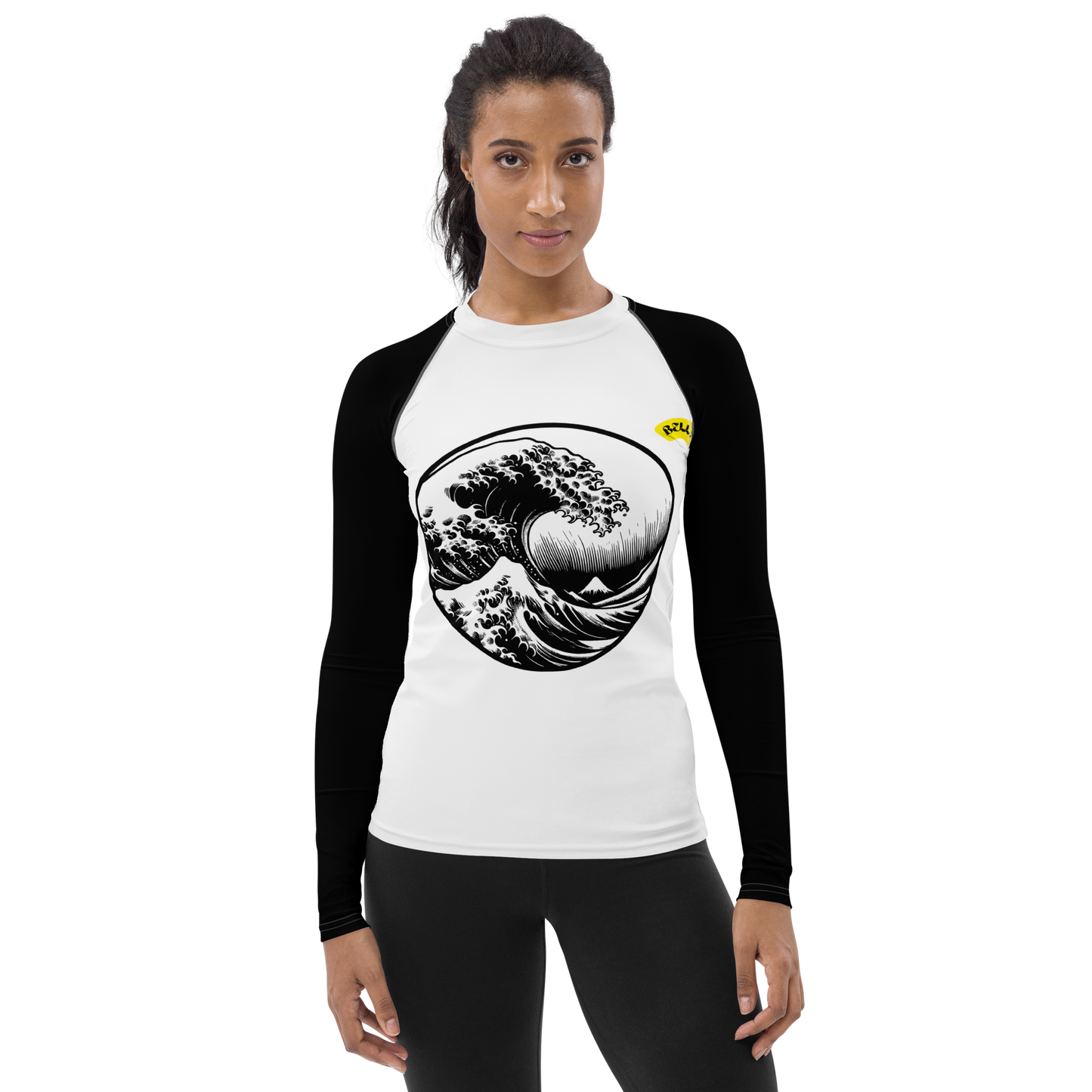 Women's Tidal Wave of Kanagawa Rash Guard