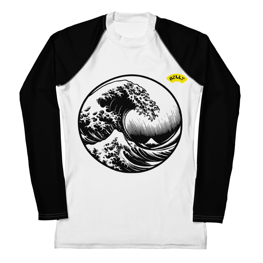 Women's Tidal Wave of Kanagawa Rash Guard