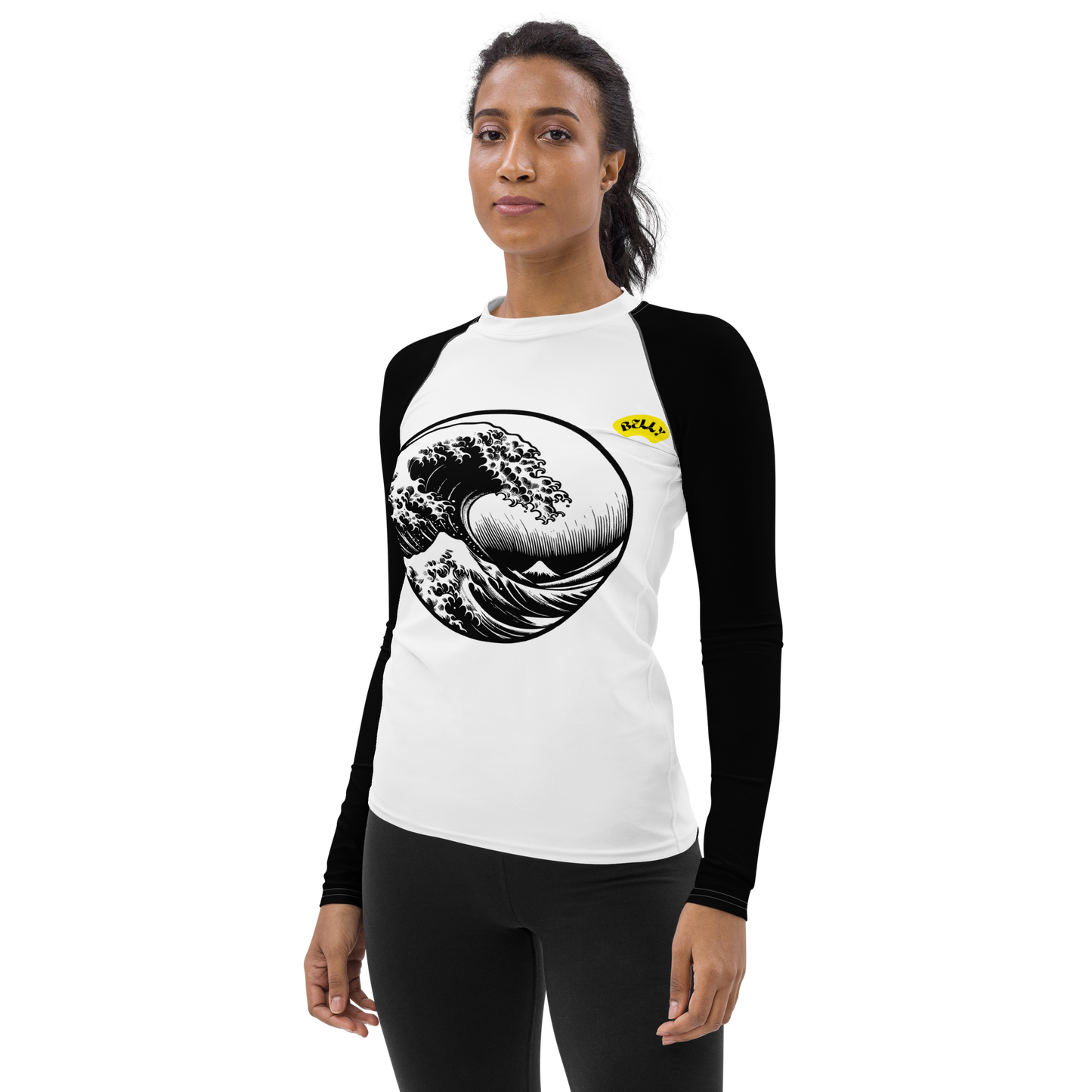 Women's Tidal Wave of Kanagawa Rash Guard