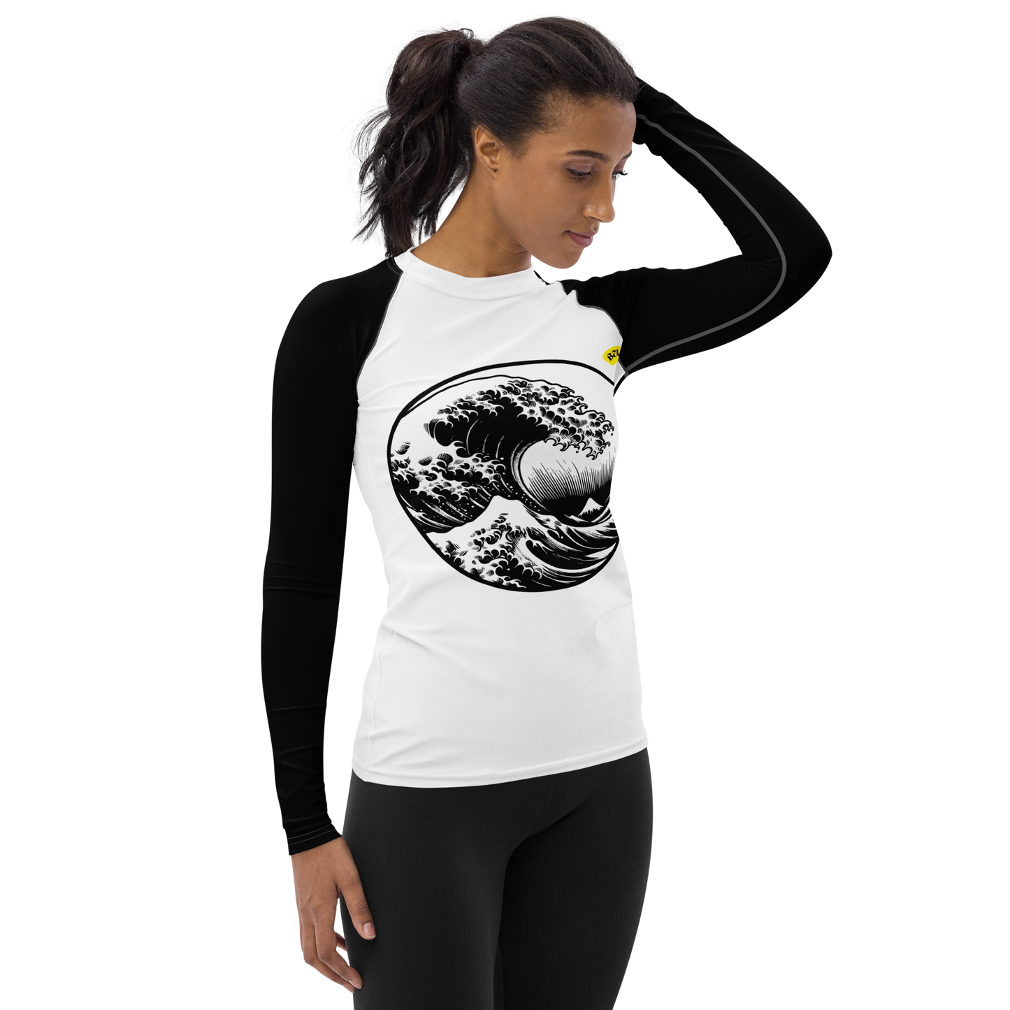 Women's Tidal Wave of Kanagawa Rash Guard