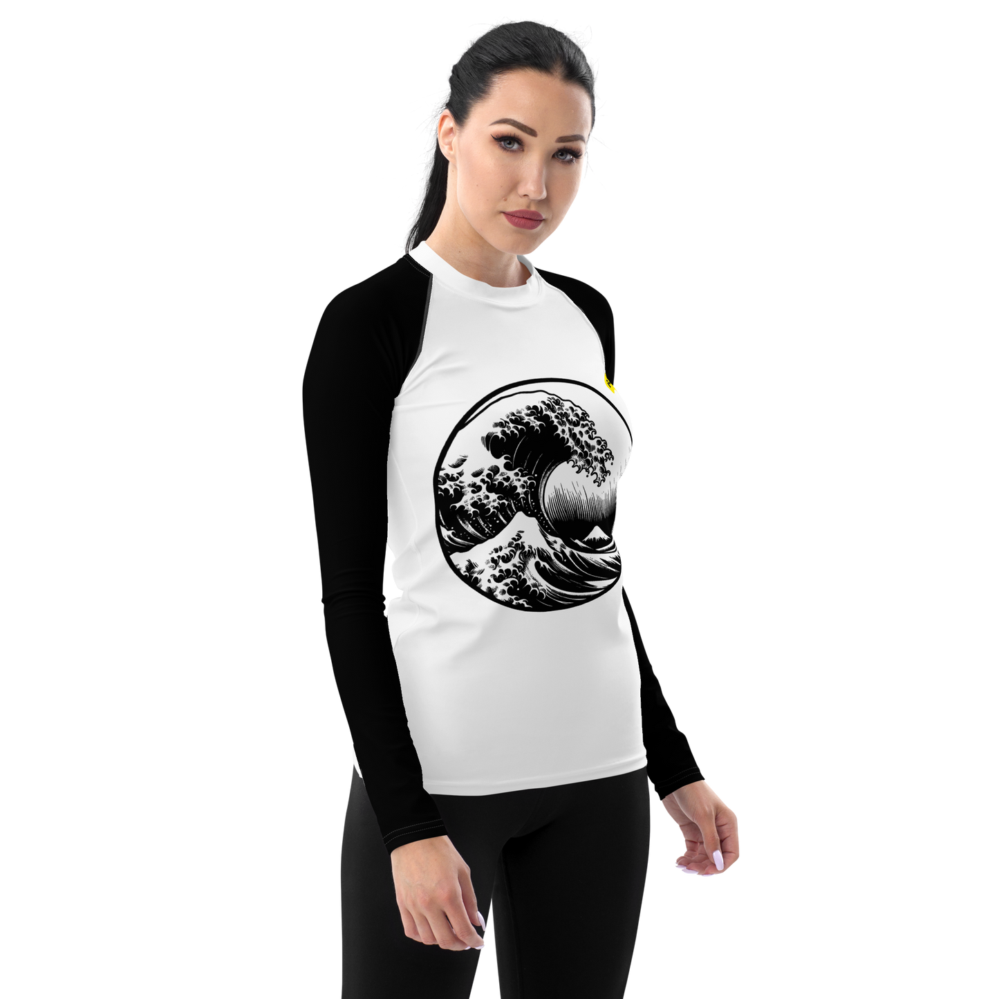 Women's Tidal Wave of Kanagawa Rash Guard